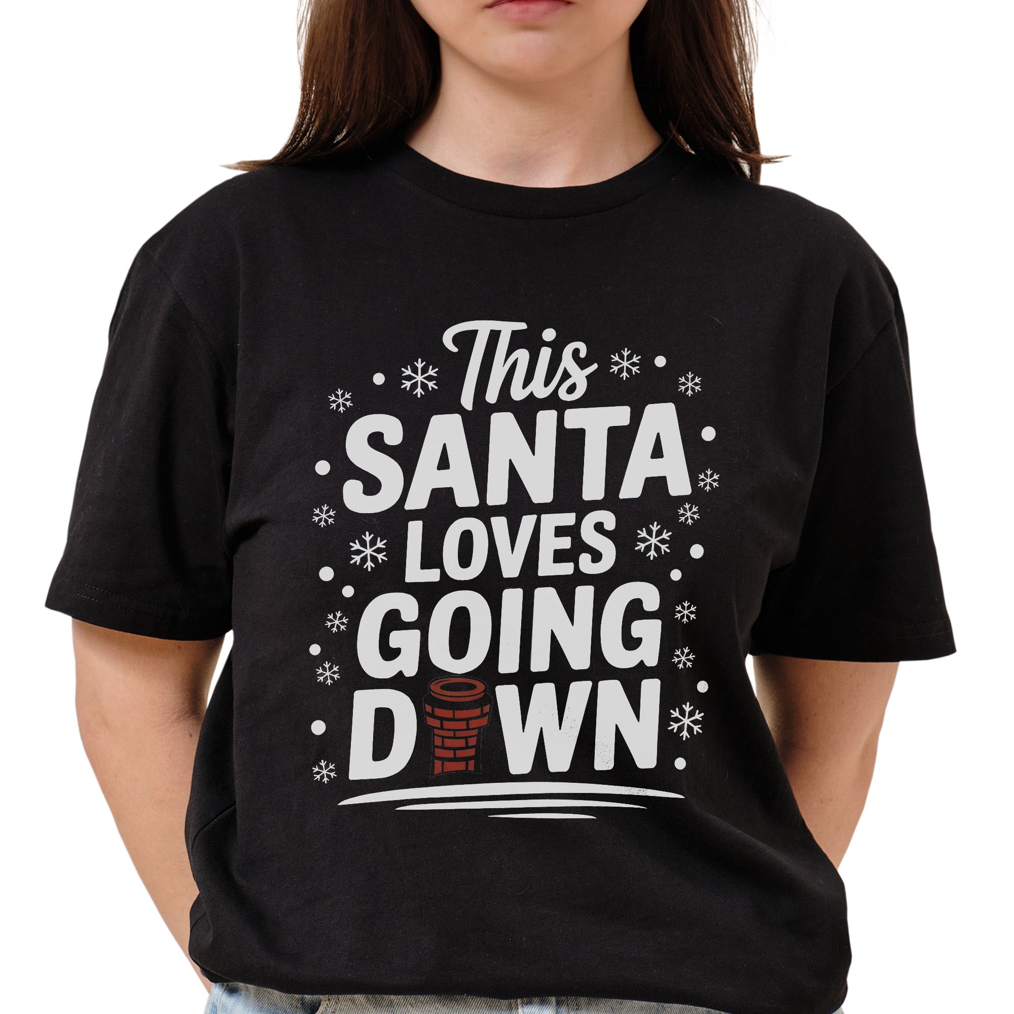This Santa Loves Going Down T-Shirt