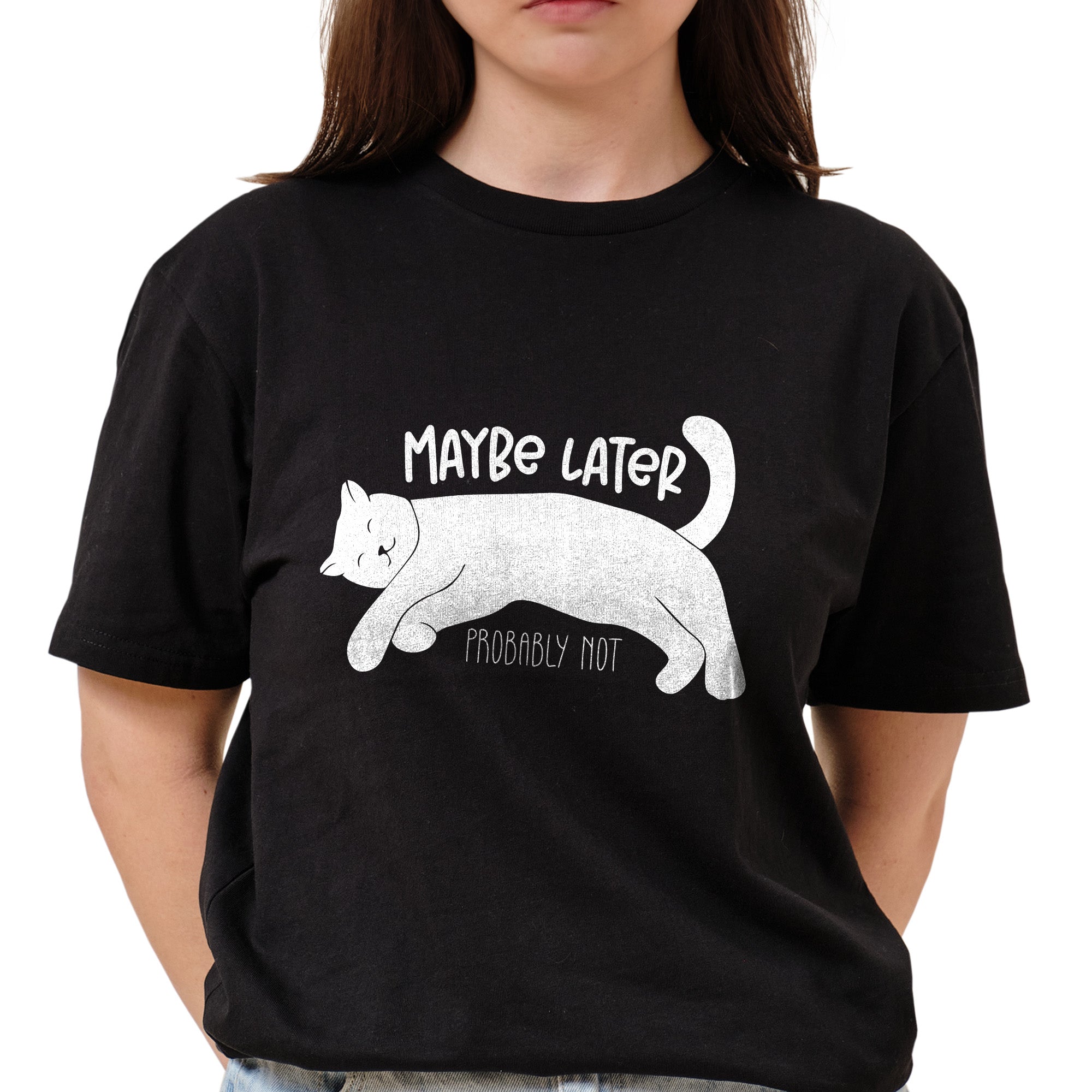 Maybe Later Cat T-Shirt
