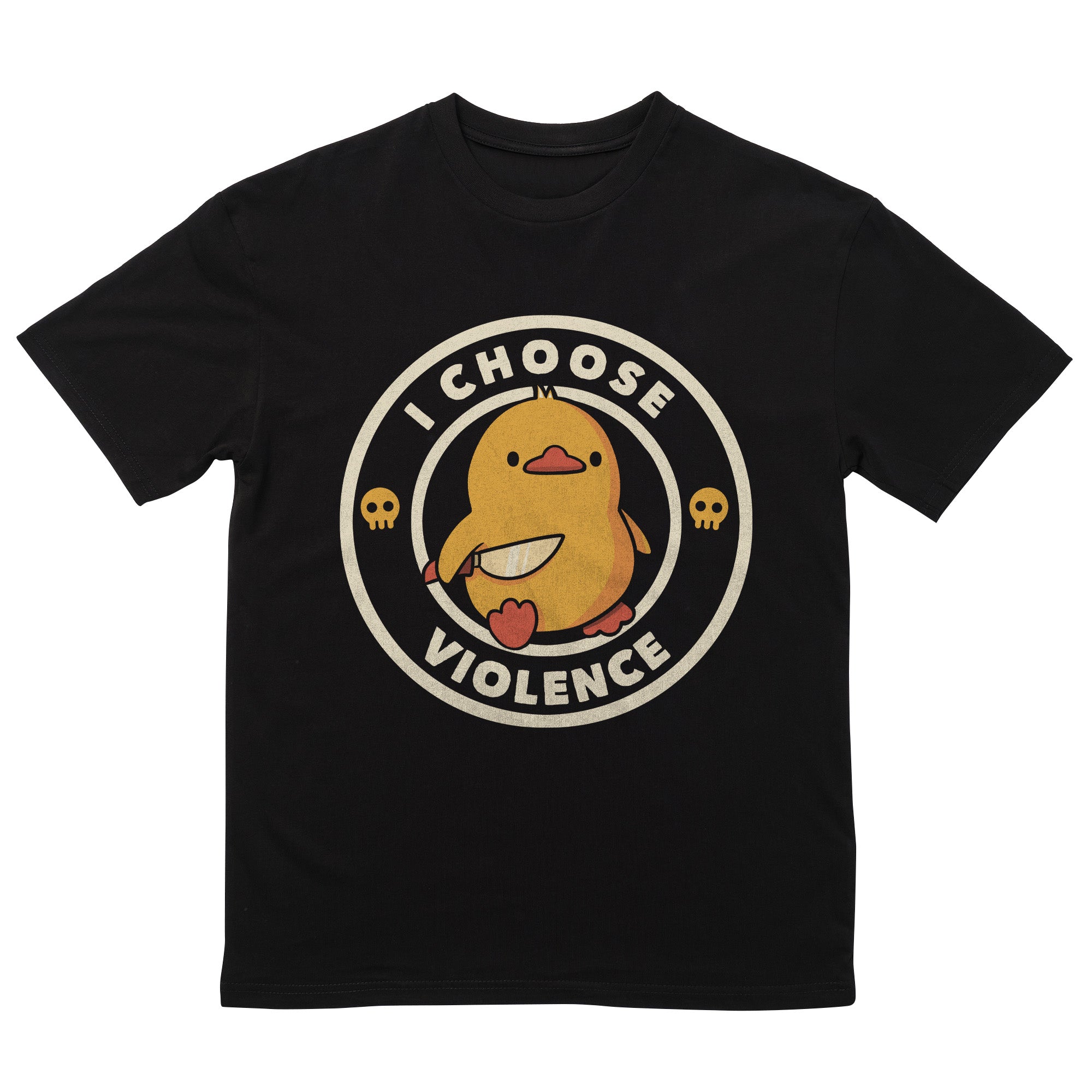 I Choose Violence Duck T-Shirt