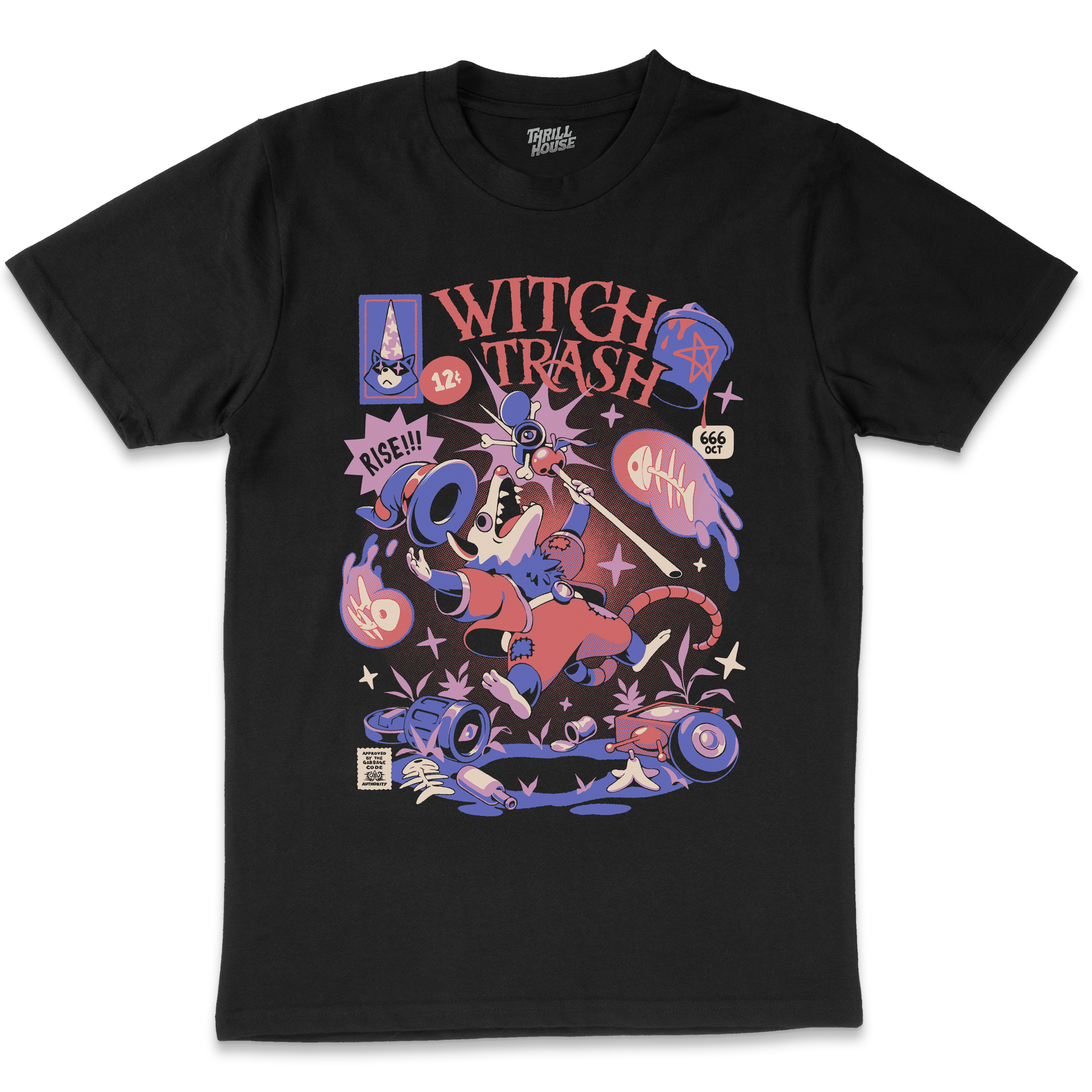 Witch Trash T-Shirt Australia Online Black