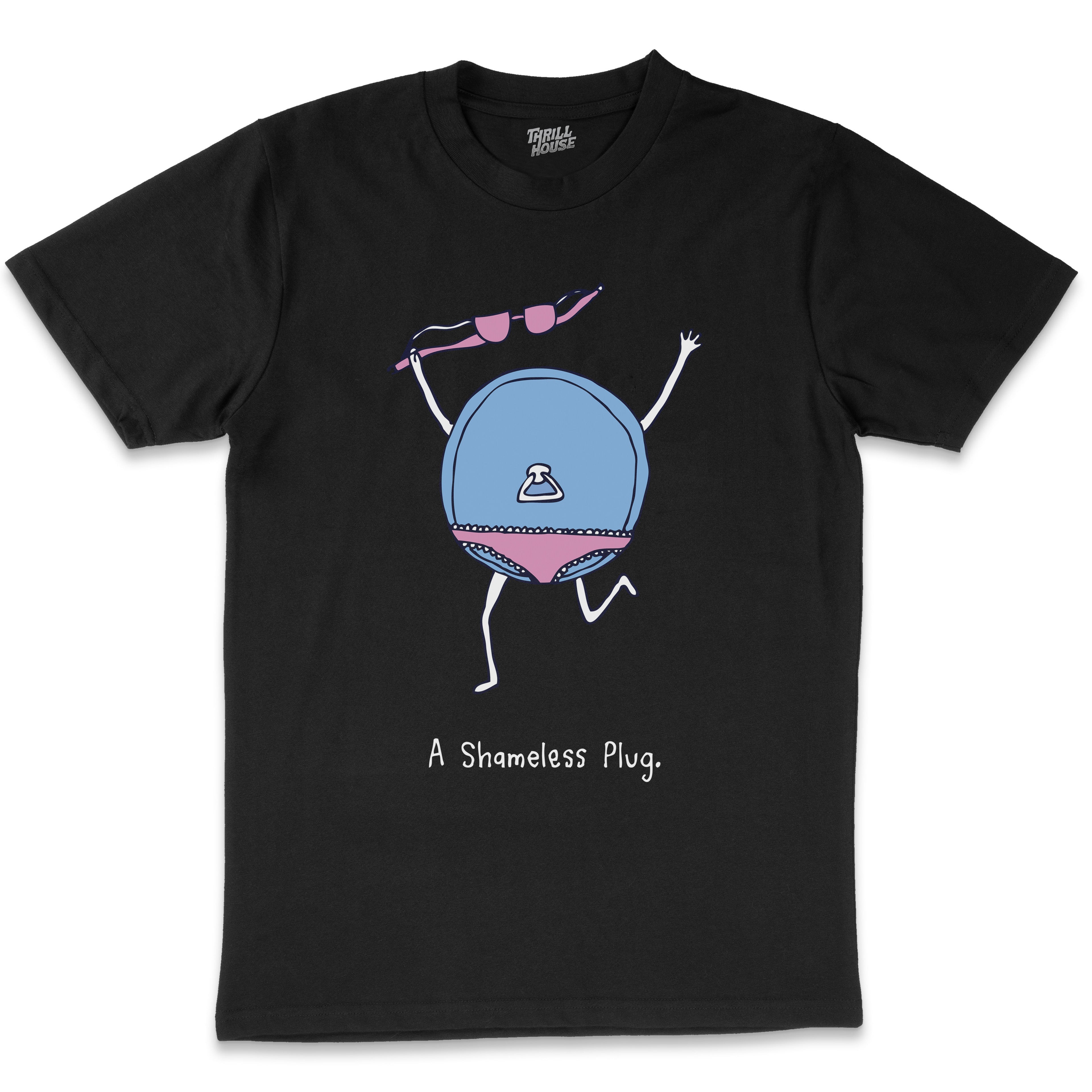 Shameless Plug T-Shirt Australia Online Black