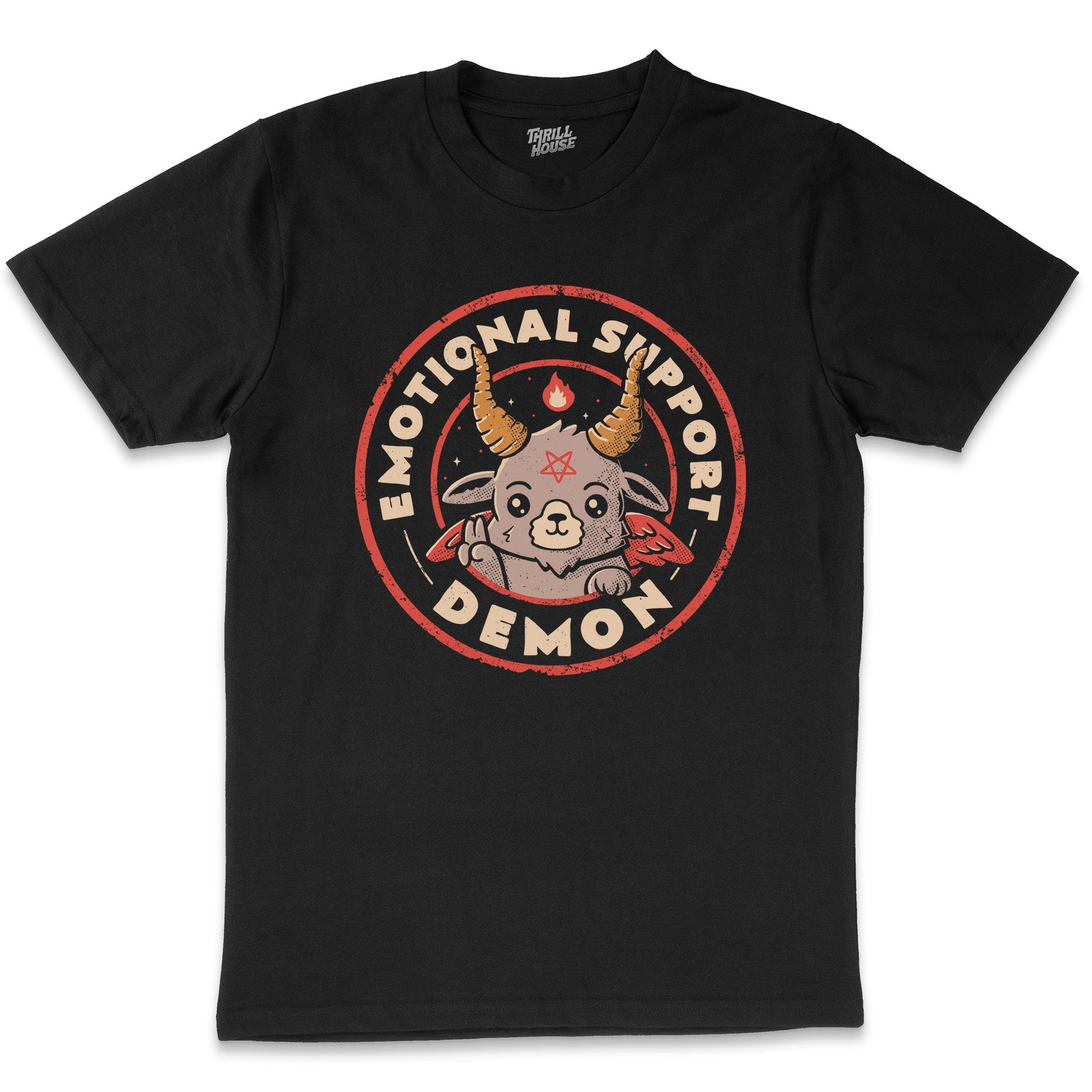 Emotional Support Demon T-Shirt Australia Online Black