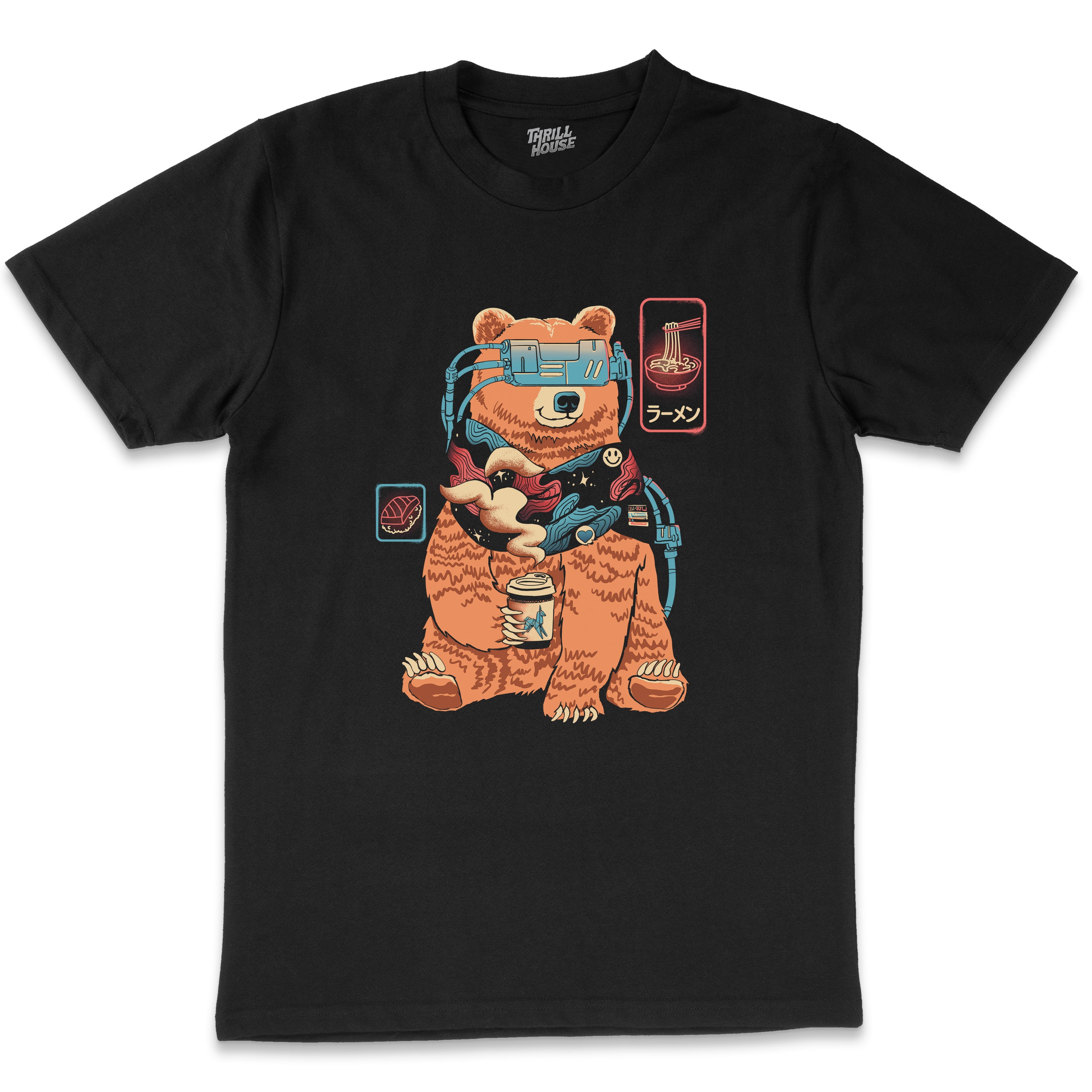 Cybearpunk T-Shirt Australia Online Black