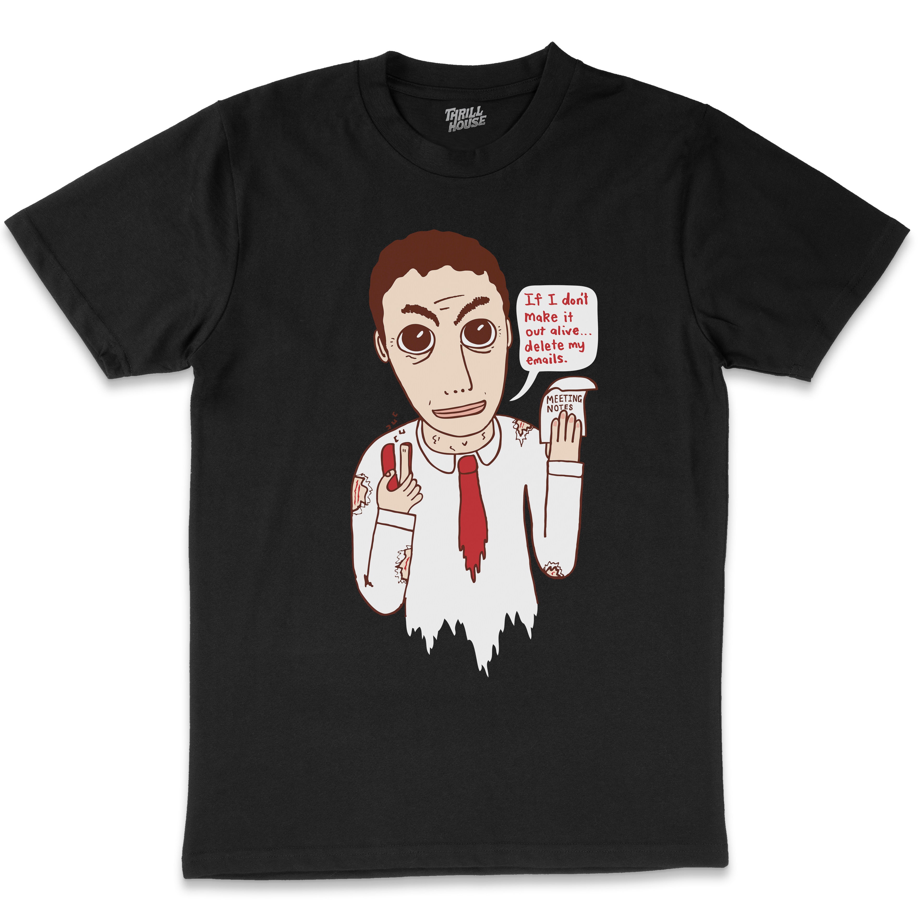 Meetings Are Hell T-Shirt Australia Online Black