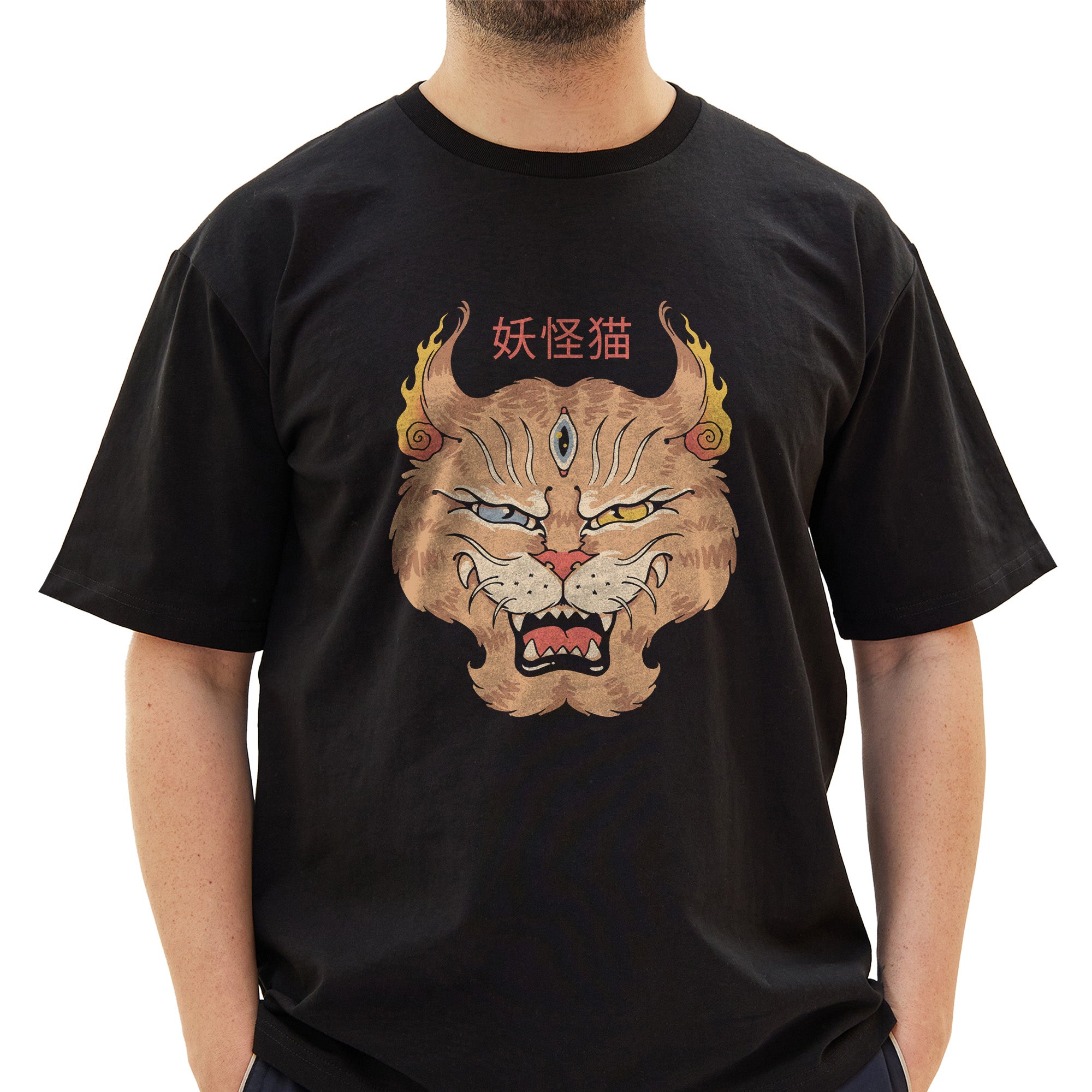 Yokai Meowster Head T-Shirt