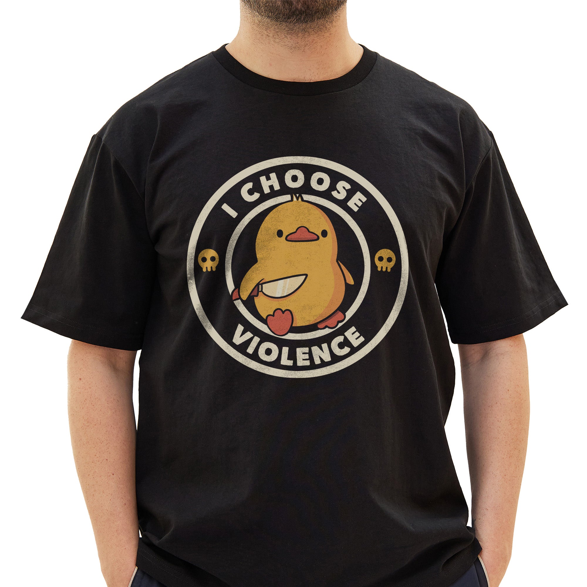 I Choose Violence Duck T-Shirt
