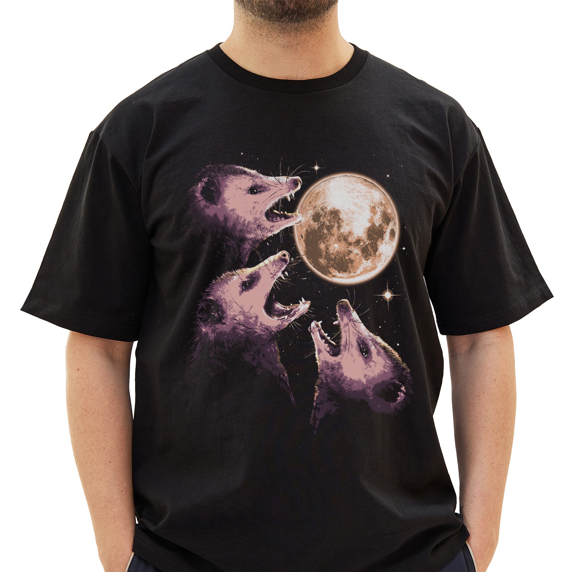 Three Opossum Moon T-Shirt
