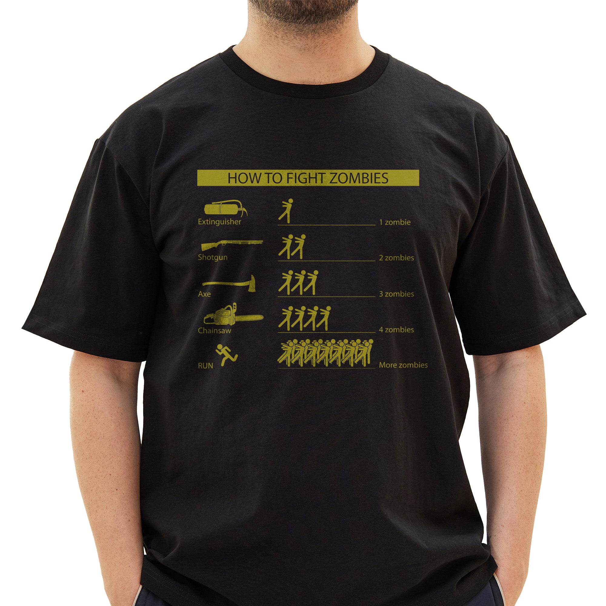 How To Fight Zombie T-Shirt