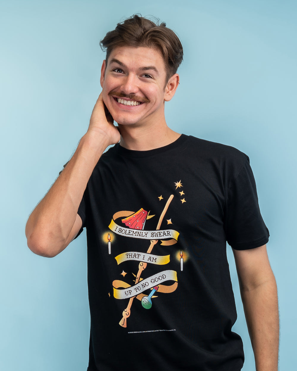 I Solemnly Swear That I Am Up to No Good T-Shirt Australia Online #colour_black