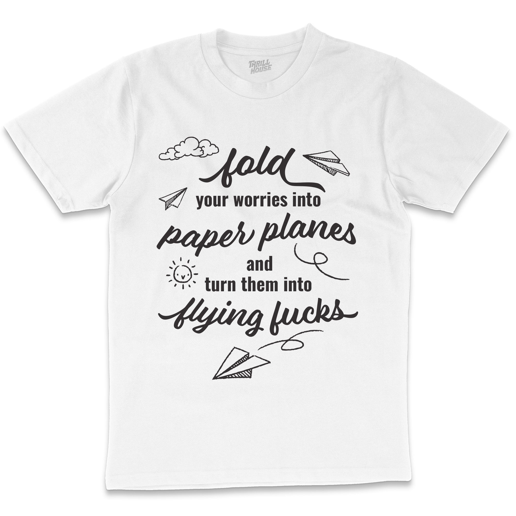 Flying Fucks T-Shirt Australia Online White