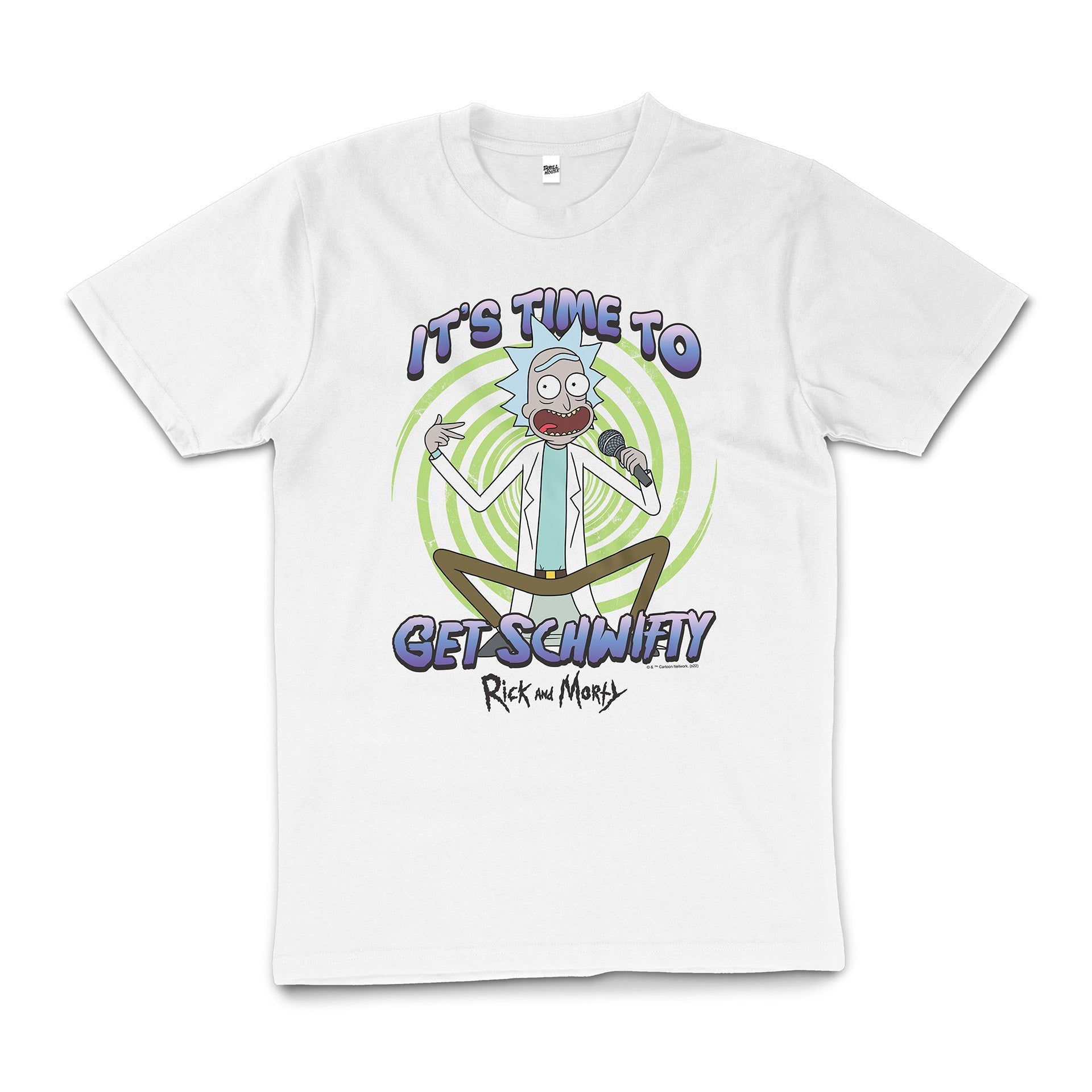 Rick And Morty Get Schwifty Funny Cartoon Licensed Cotton T-Shirt