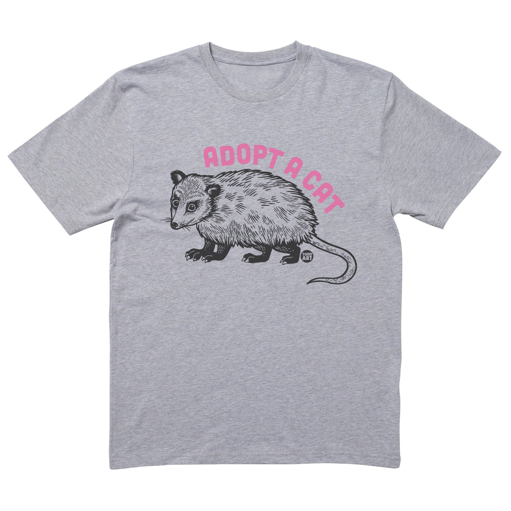 Adopt A Cat Possum T-Shirt
