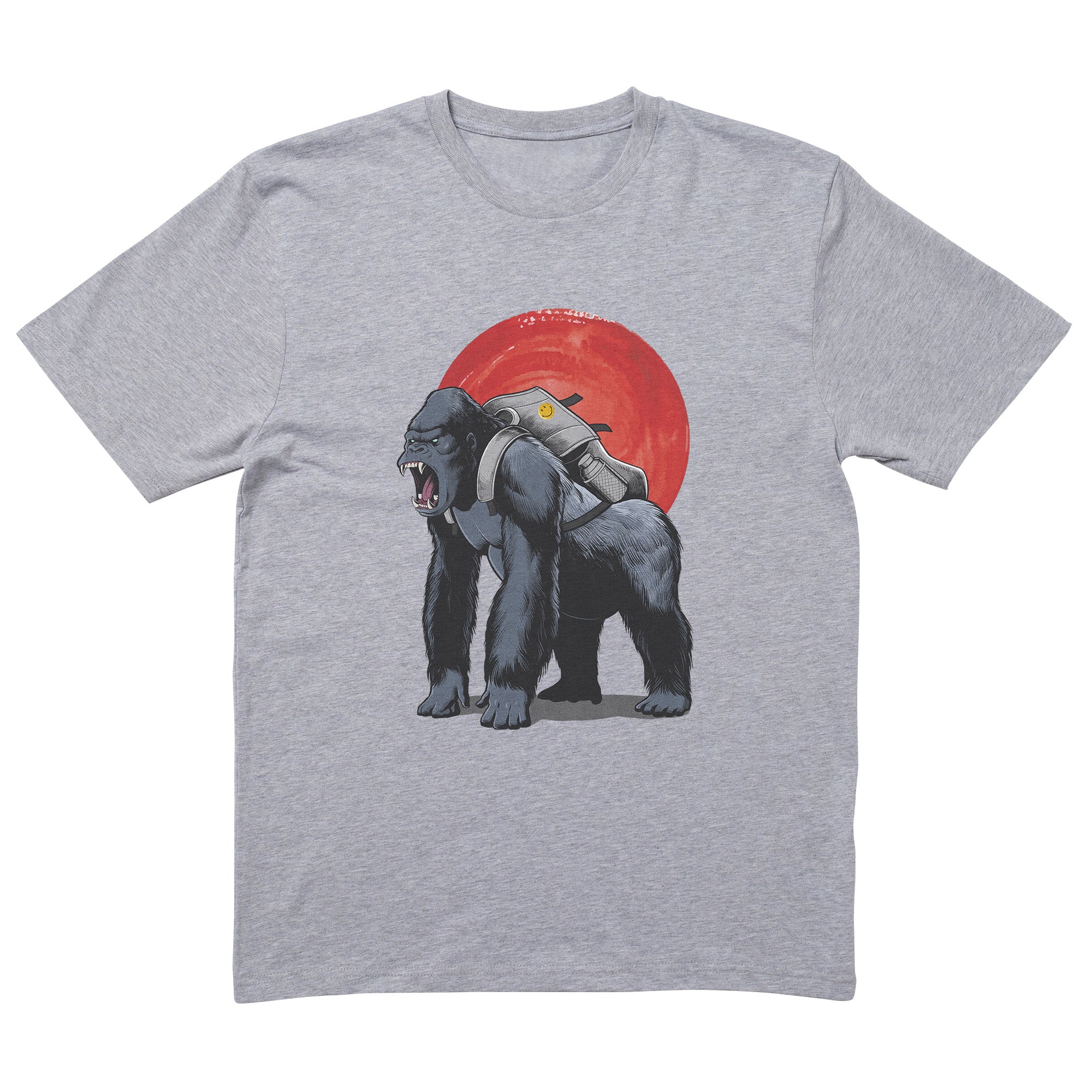 Silver Backpack Gorilla T-Shirt