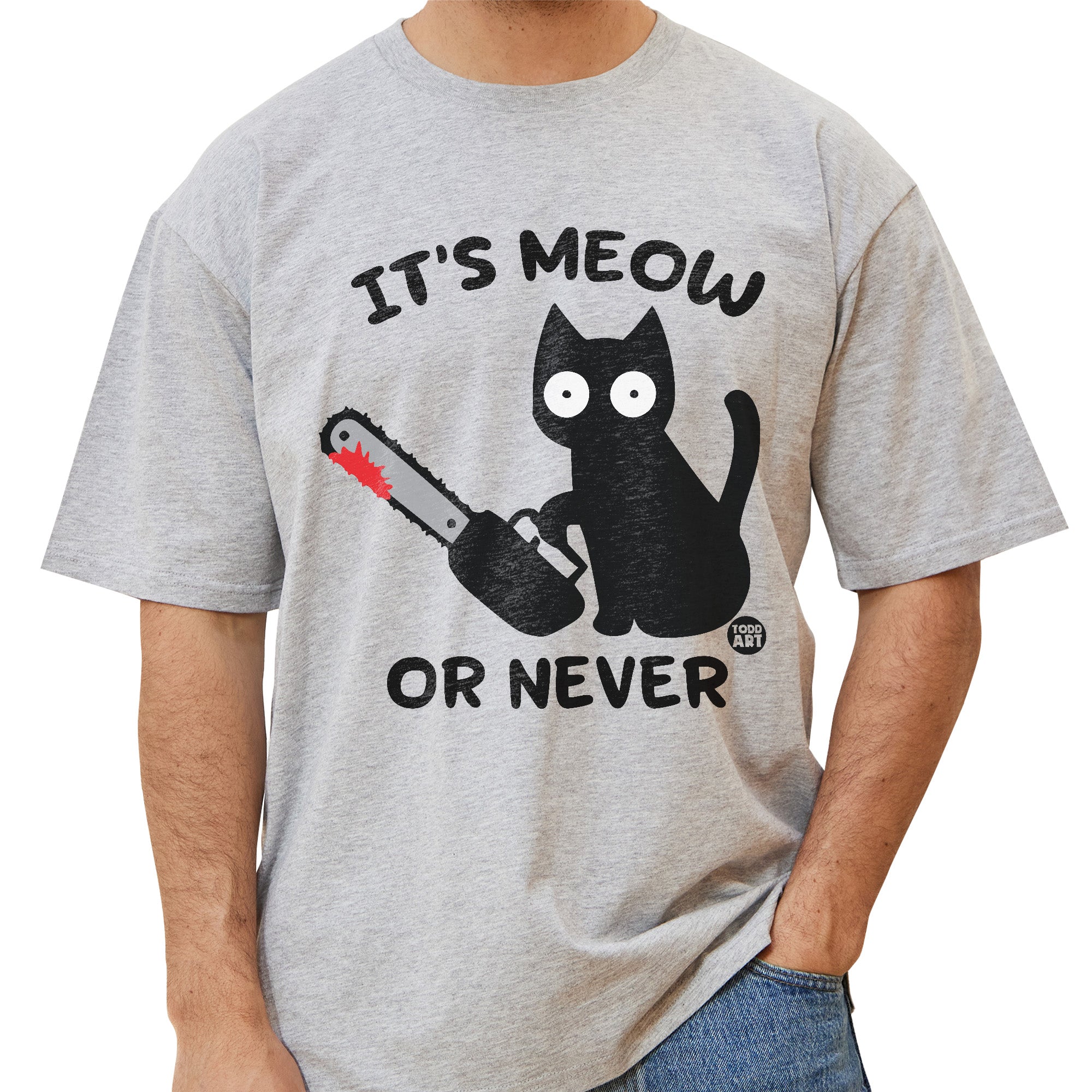 Meow Never T-Shirt