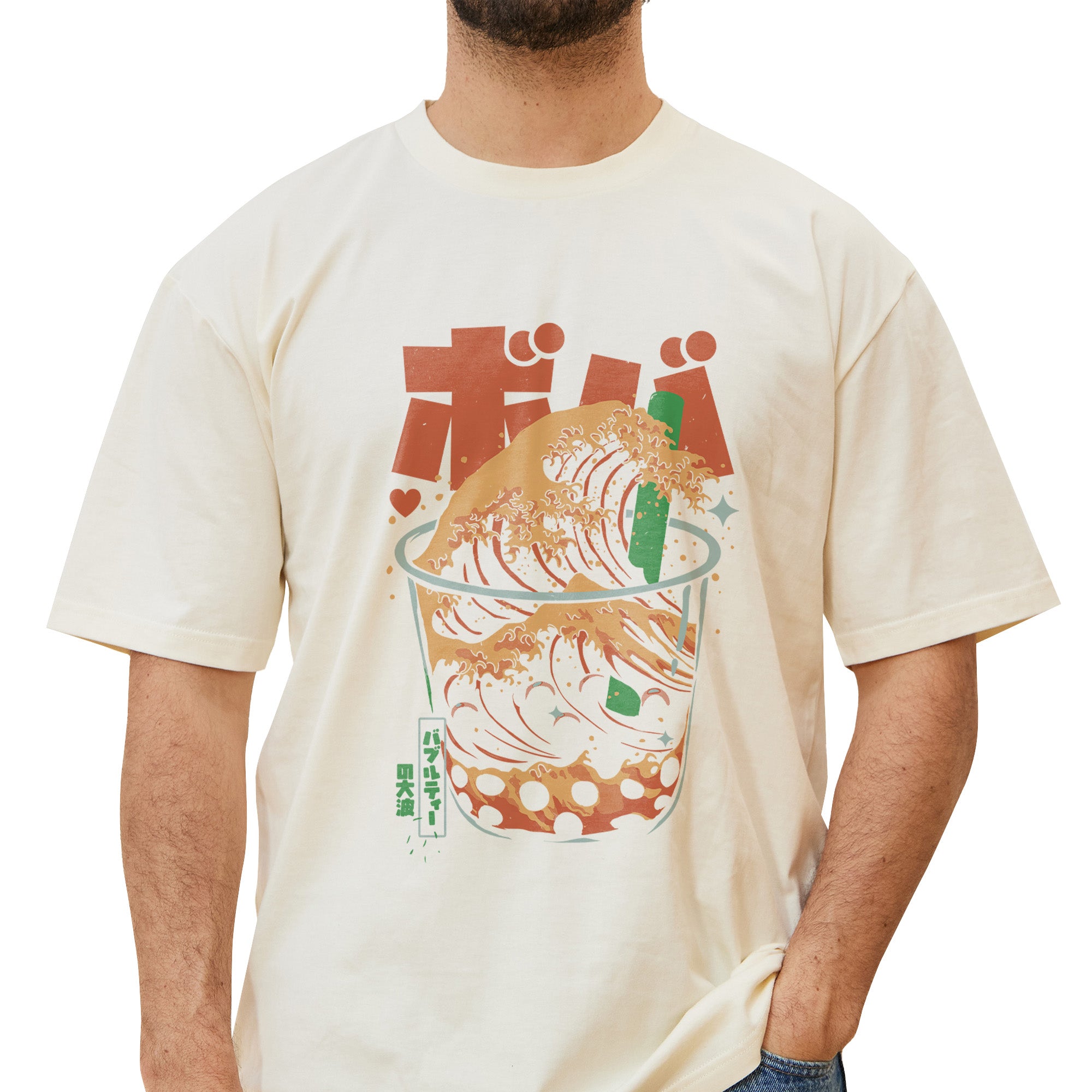 Great Wave of Bubble Tea 3 T-Shirt