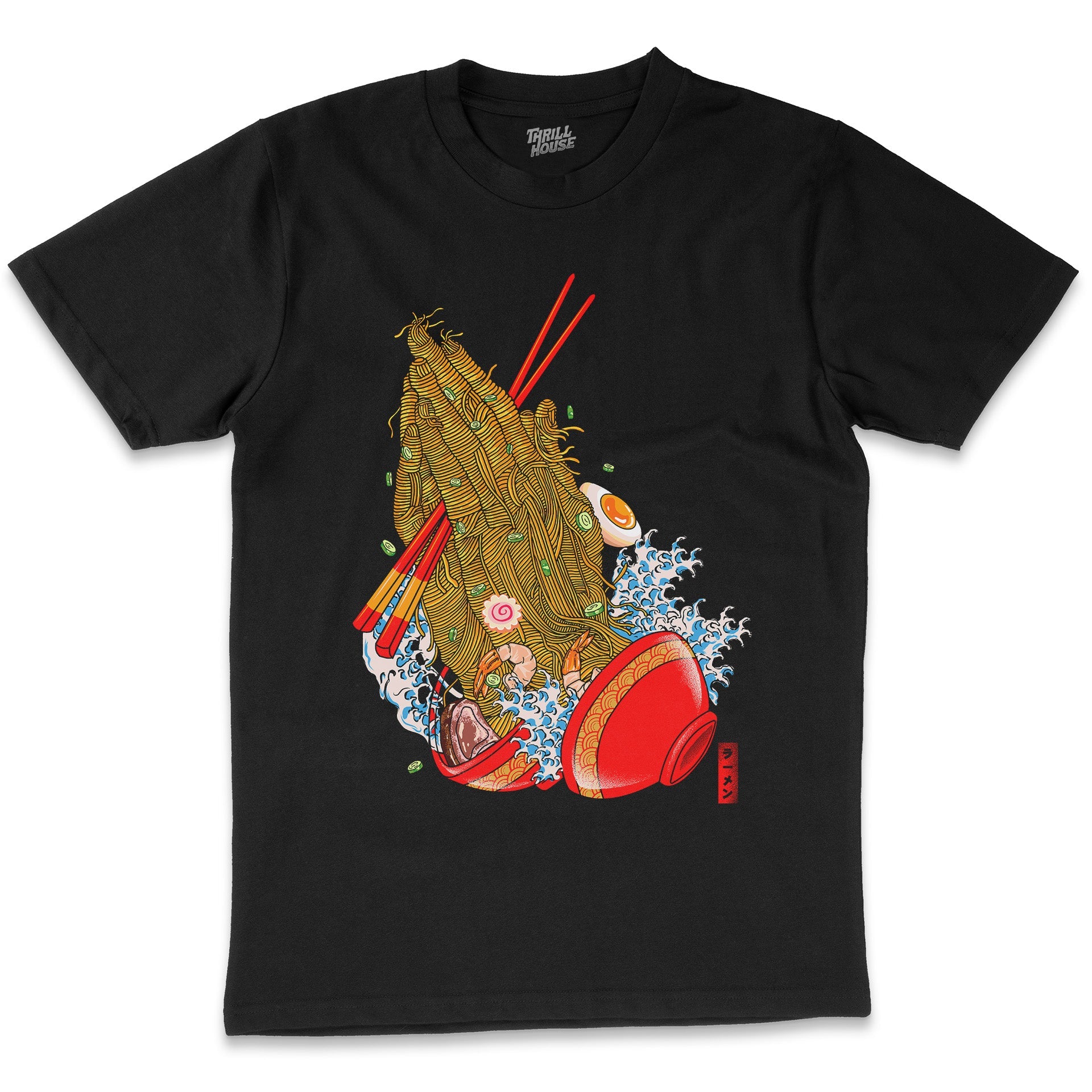 R(Amen) Ramen Noodles Japanese Inspired Art Prayer Religion Artsy Cotton T-Shirt