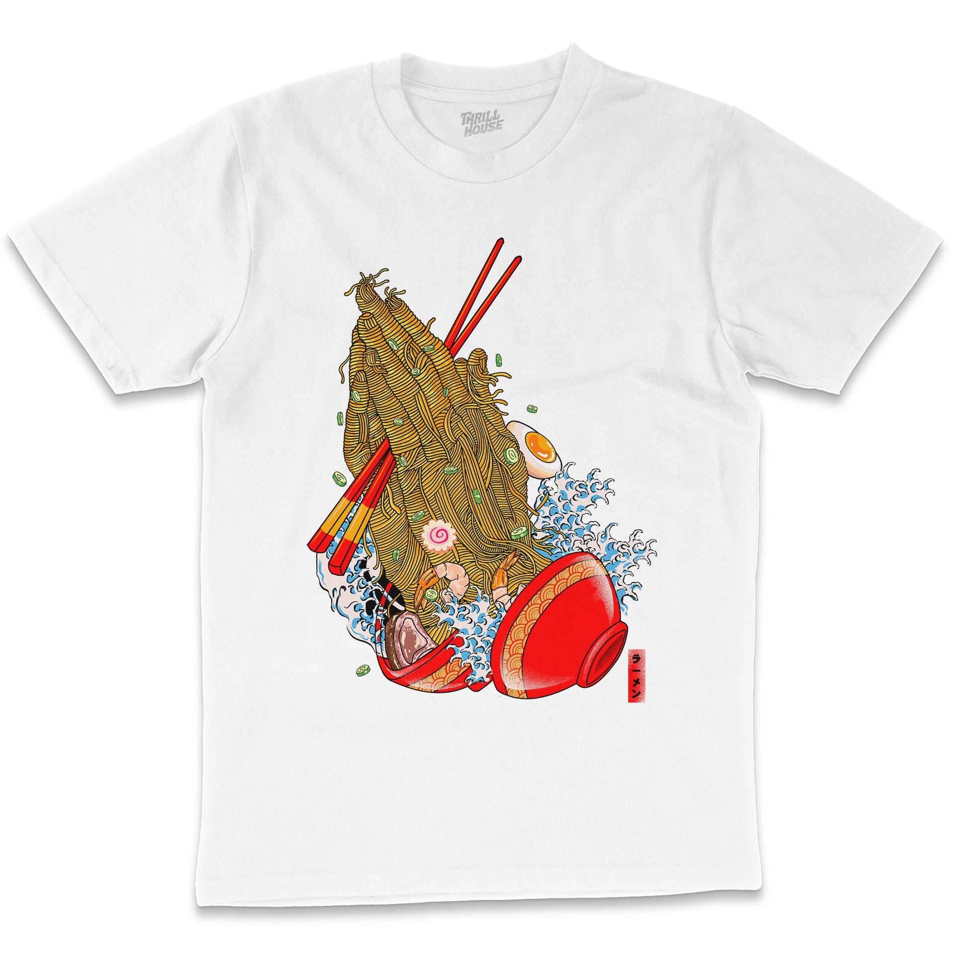 R(Amen) Ramen Noodles Japanese Inspired Art Prayer Religion Artsy Cotton T-Shirt