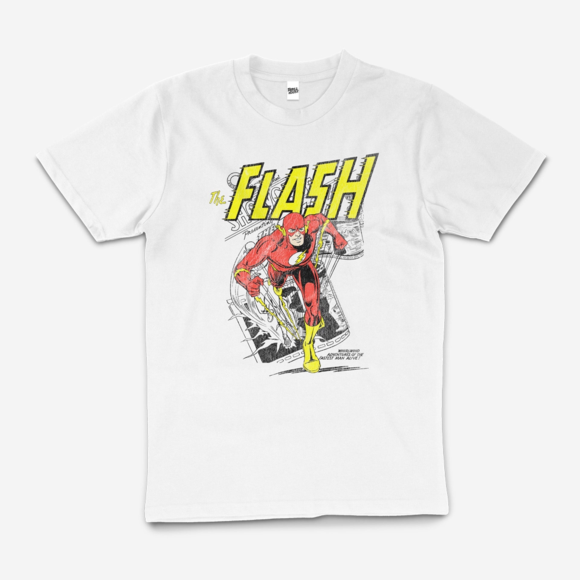 DC Comics The Flash Fastest Man Alive Superhero Movie Comic Book Officially Licensed Geek Nerd Cotton T-Shirt