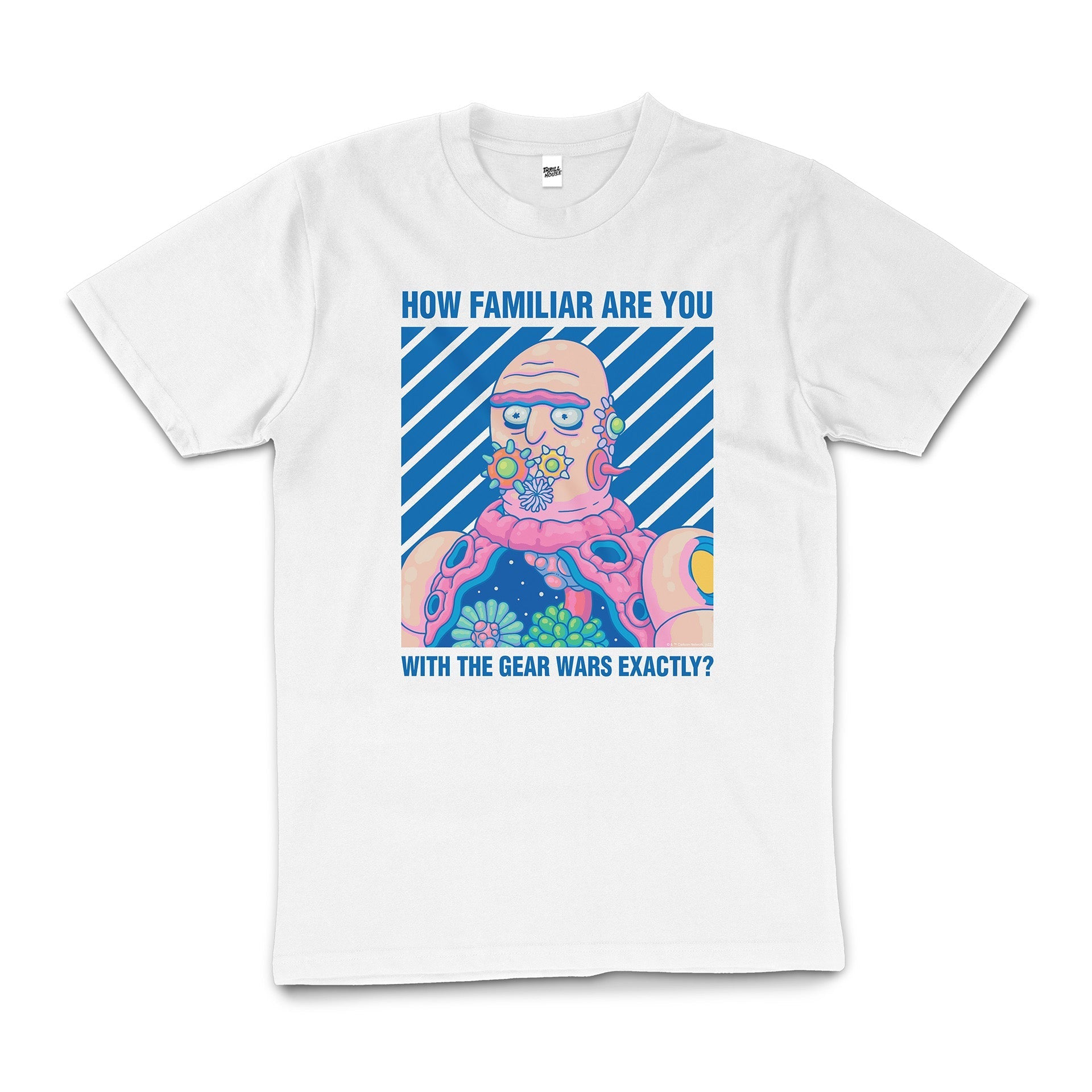Rick And Morty Rude Cartoon The Gear Wars Character Offensive TV Show Officially Licensed Cotton T-Shirt