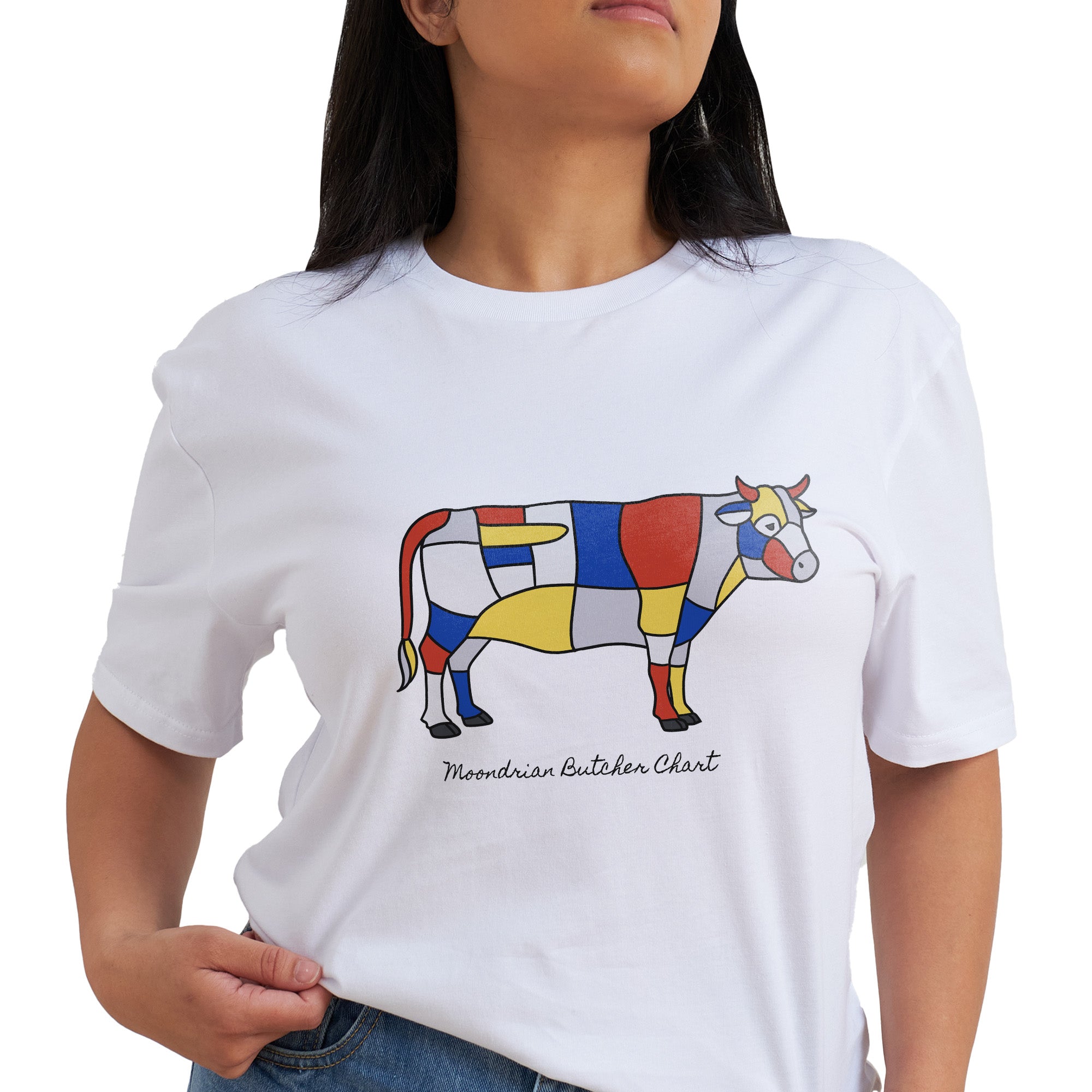 Moondrian Butcher Chart T-Shirt