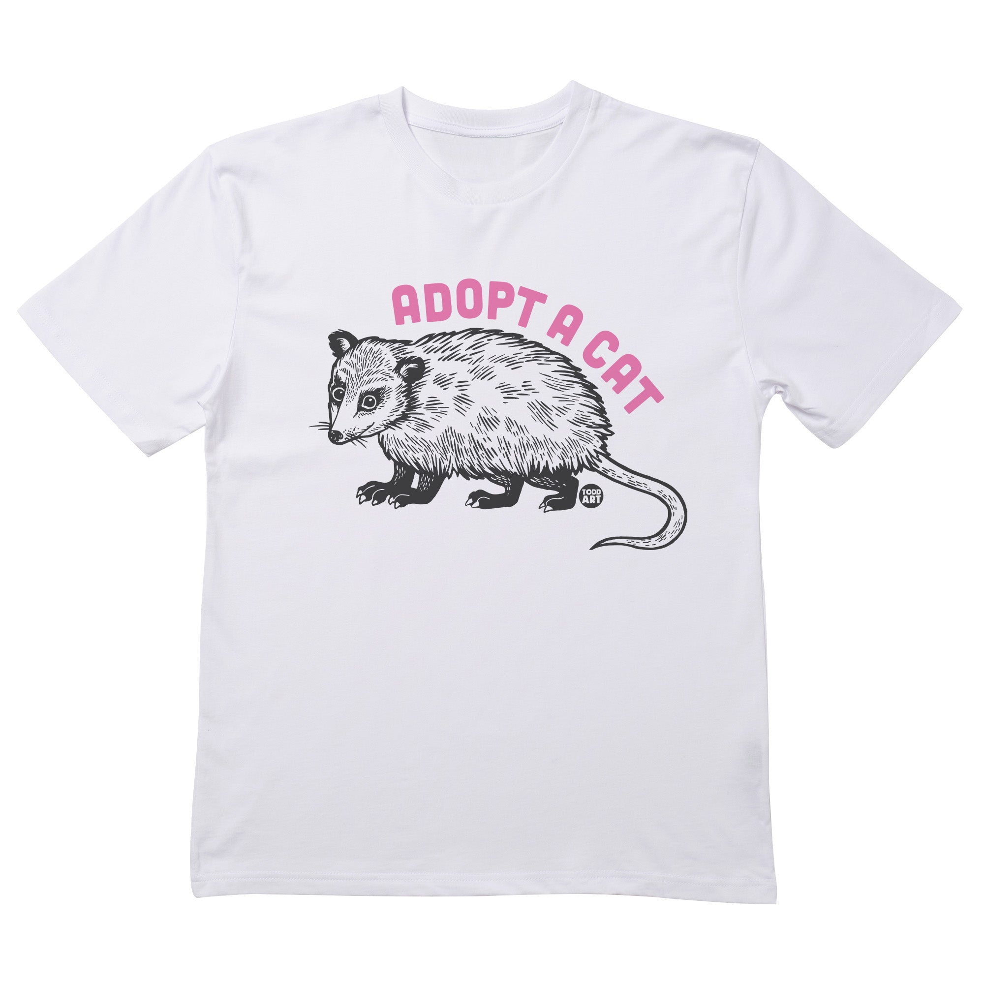 Adopt A Cat Possum T-Shirt