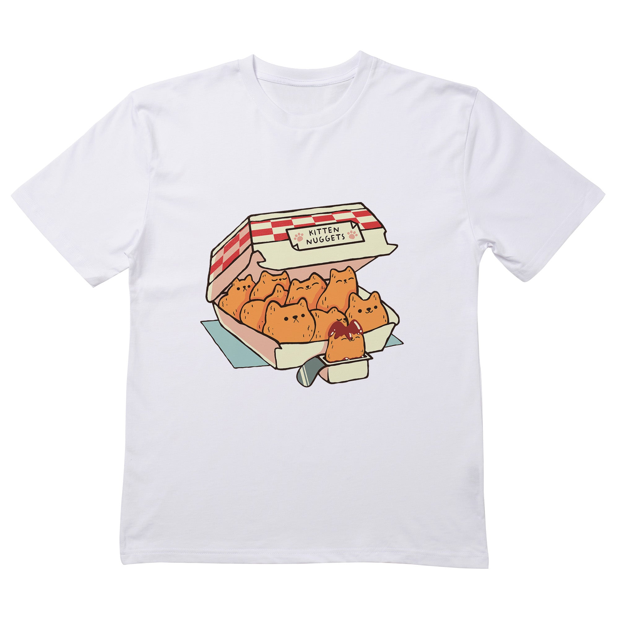 Kitten Nuggets Fast Food Cat T-Shirt