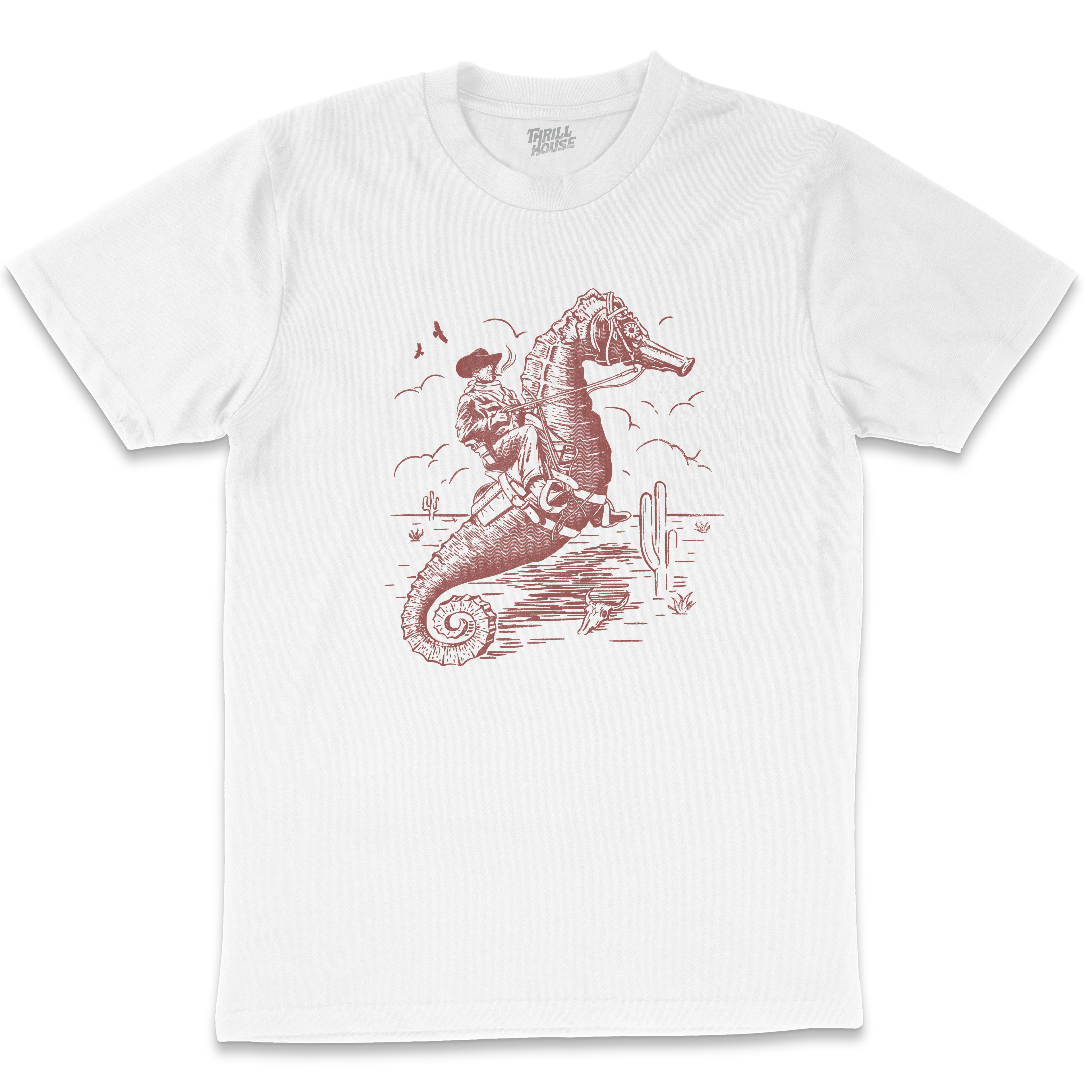 Horsing Around T-Shirt Australia Online White