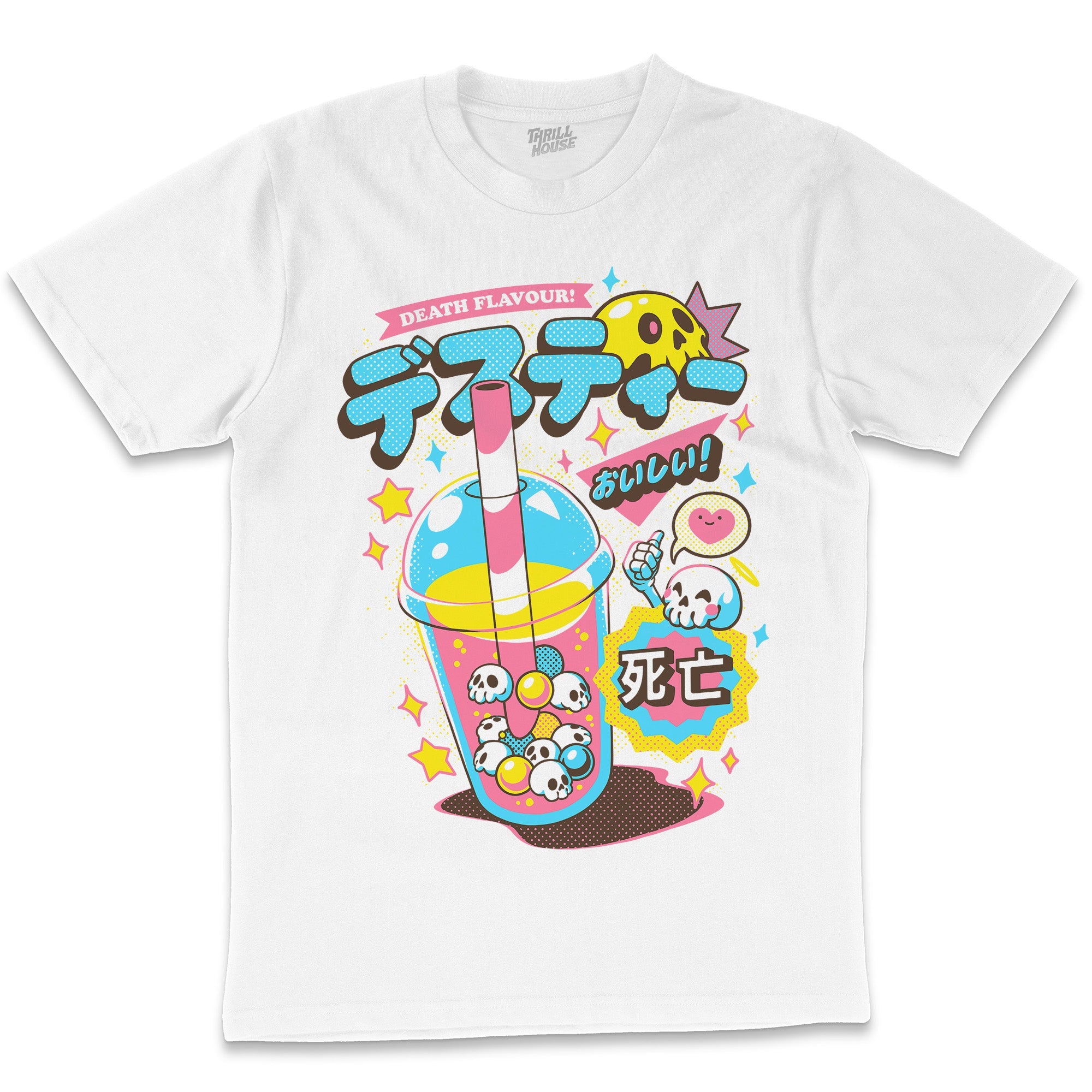 Death Tea T-Shirt Australia Online White