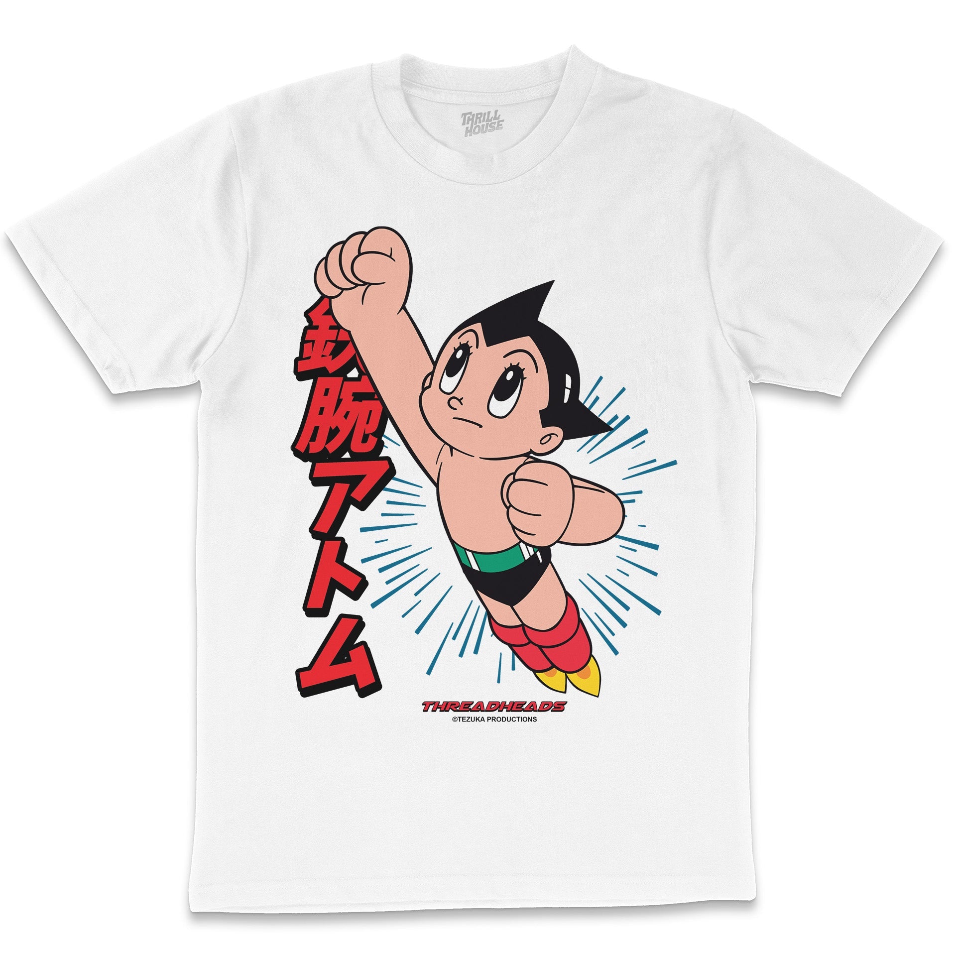 Astro Boy Flight Classic Japanese Manga Anime Cartoon Comic Superhero Retro Vintage Officially Licensed Cotton T-Shirt