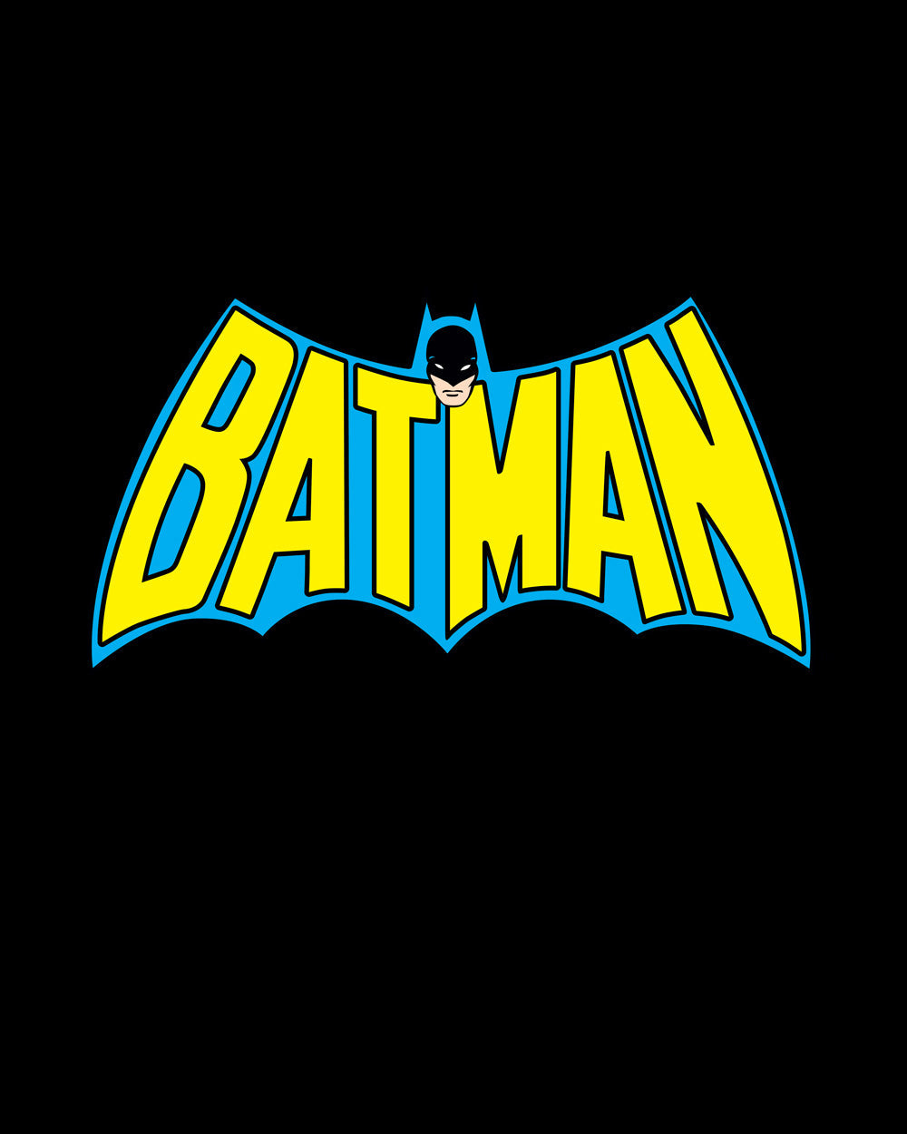 Batman Batwing Logo Dark Knight DC Comics Comic Book Superhero Villain Retro Vintage Officially Licensed Cotton T-Shirt