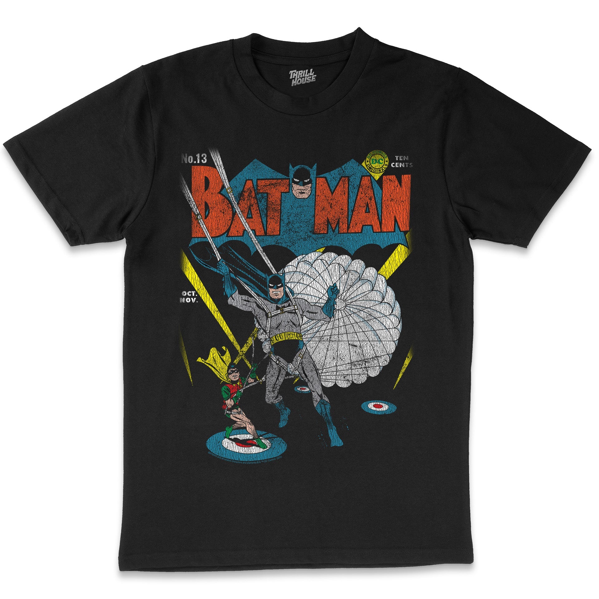 Batman Edition 13 Dark Knight DC Comics Comic Book Superhero Villain Retro Vintage Officially Licensed Cotton T-Shirt