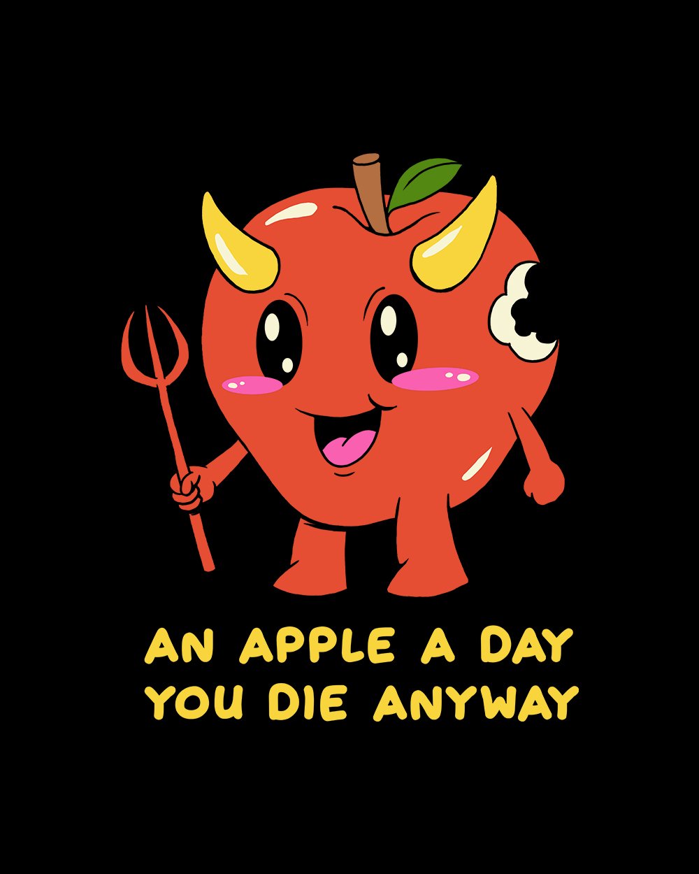 Bad Apple T-Shirt Australia Online #colour_black