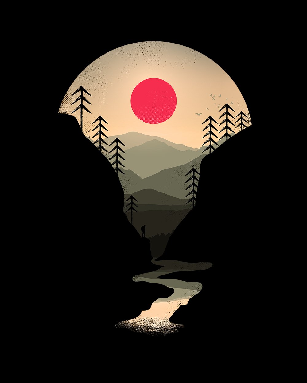 Exploring Earth T-Shirt Australia Online #colour_black