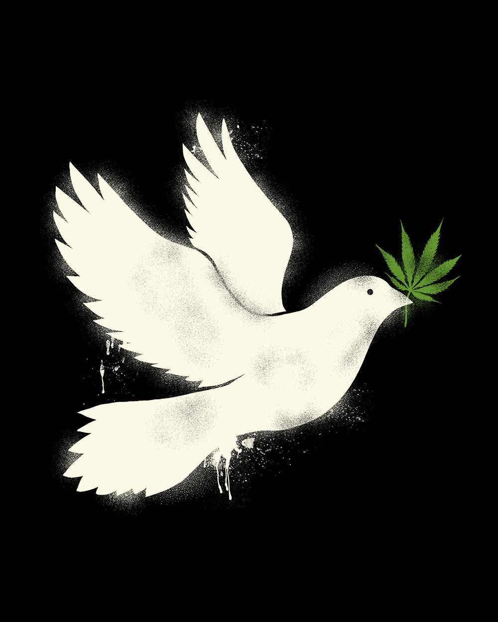 Peace T-Shirt Australia Online #colour_black