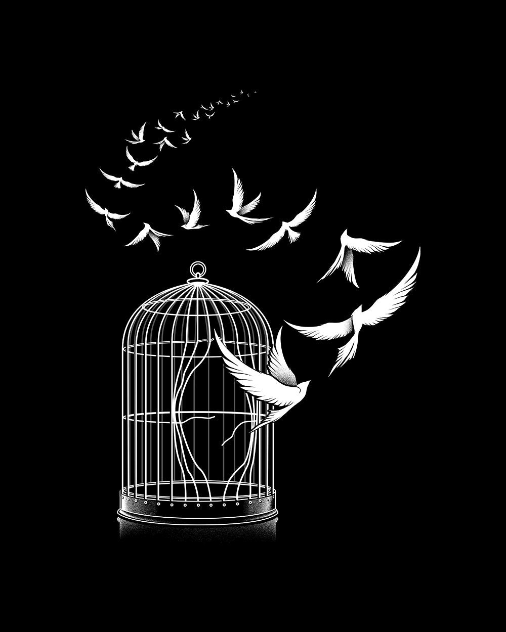 To Freedom T-Shirt Australia Online #colour_black
