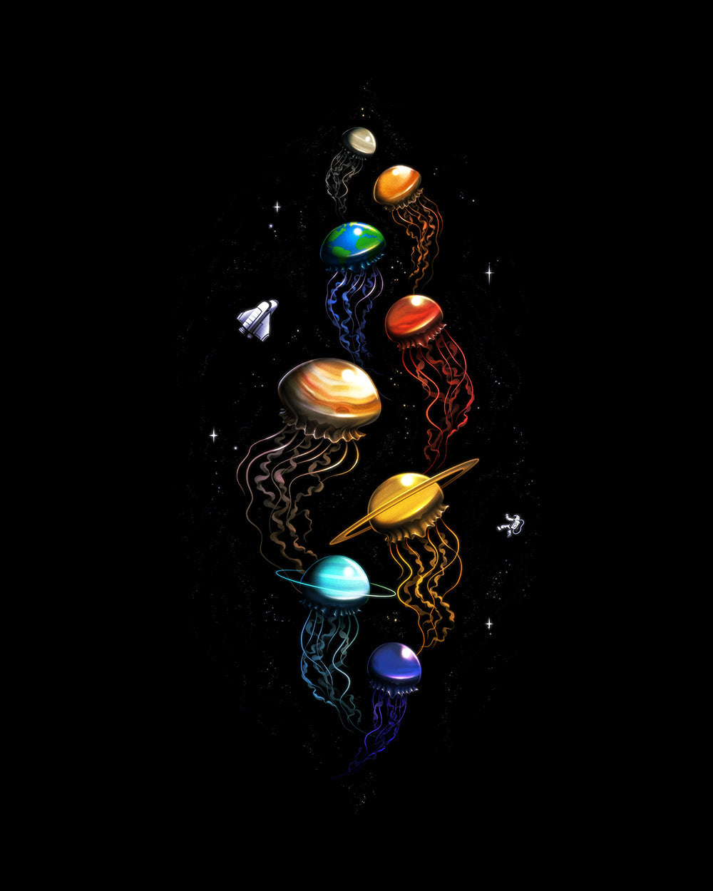 Univer-Sea T-Shirt Australia Online #colour_black