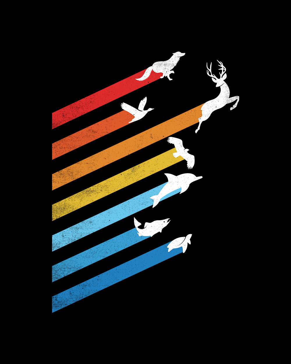 Wild Streak T-Shirt Australia Online #colour_black