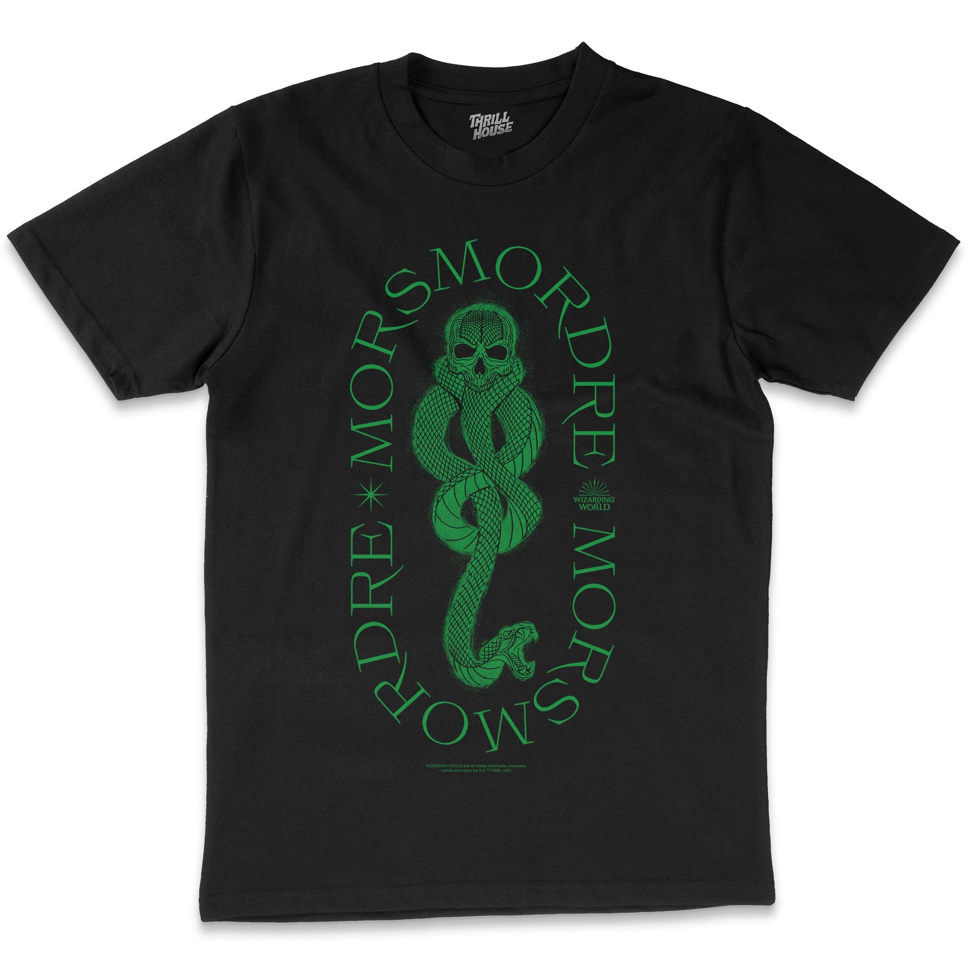 Harry Potter Death Eater Symbol Wizard World Slytherin Voldemort Officially Licensed Cotton T-Shirt