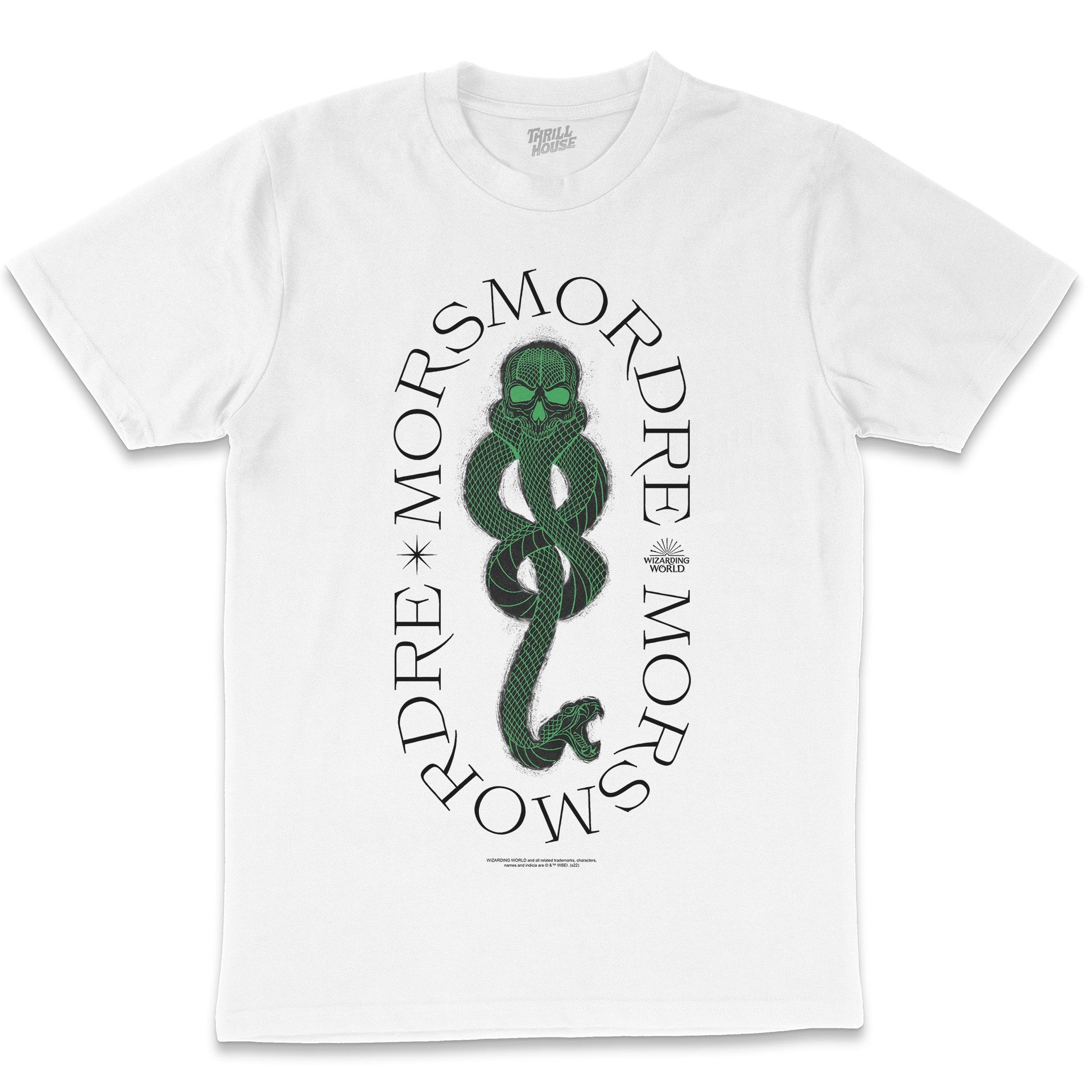 Harry Potter Death Eater Symbol Wizard World Slytherin Voldemort Officially Licensed Cotton T-Shirt