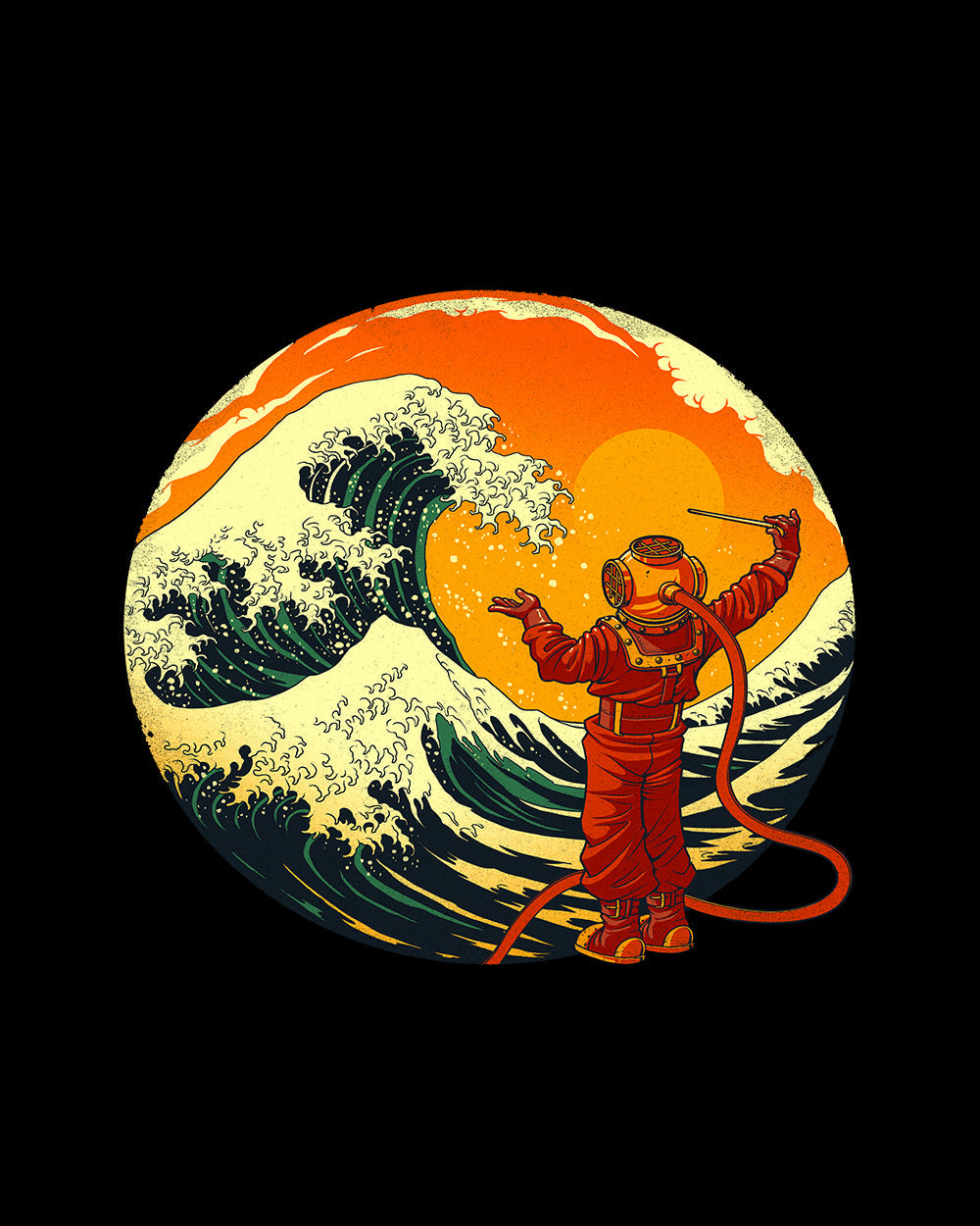 Maestro of the Sea T-Shirt Australia Online #colour_black