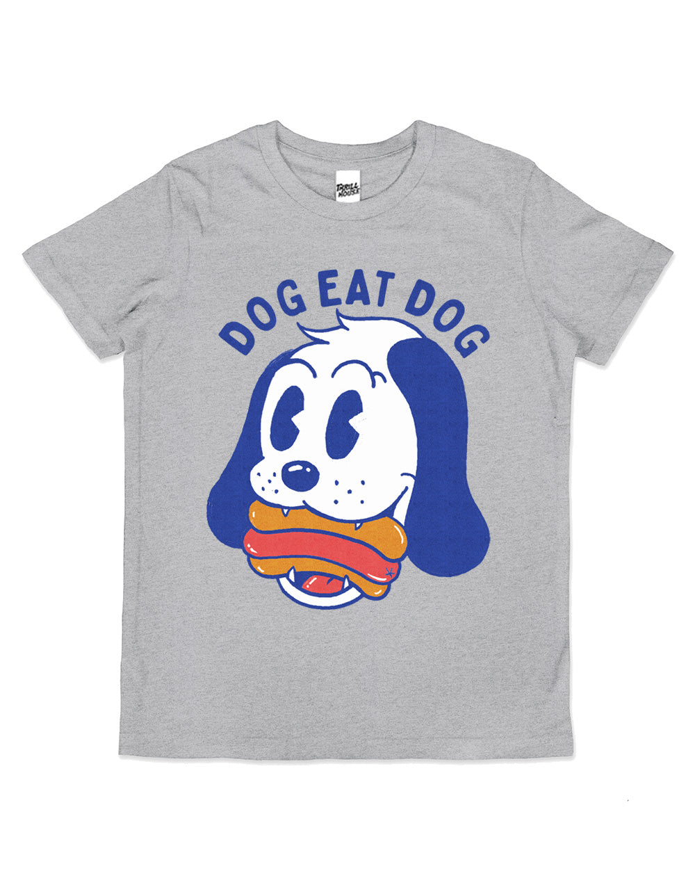 Dog Eat Dog Kids Hotdog Junk Food Cute Funny Cool Cotton Novelty T-Shirt