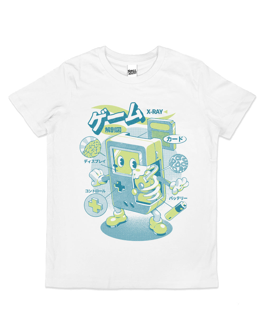 Game Anatomy Kids Video Gamer Japanese Kawaii Cute Cool Cotton Novelty T-Shirt