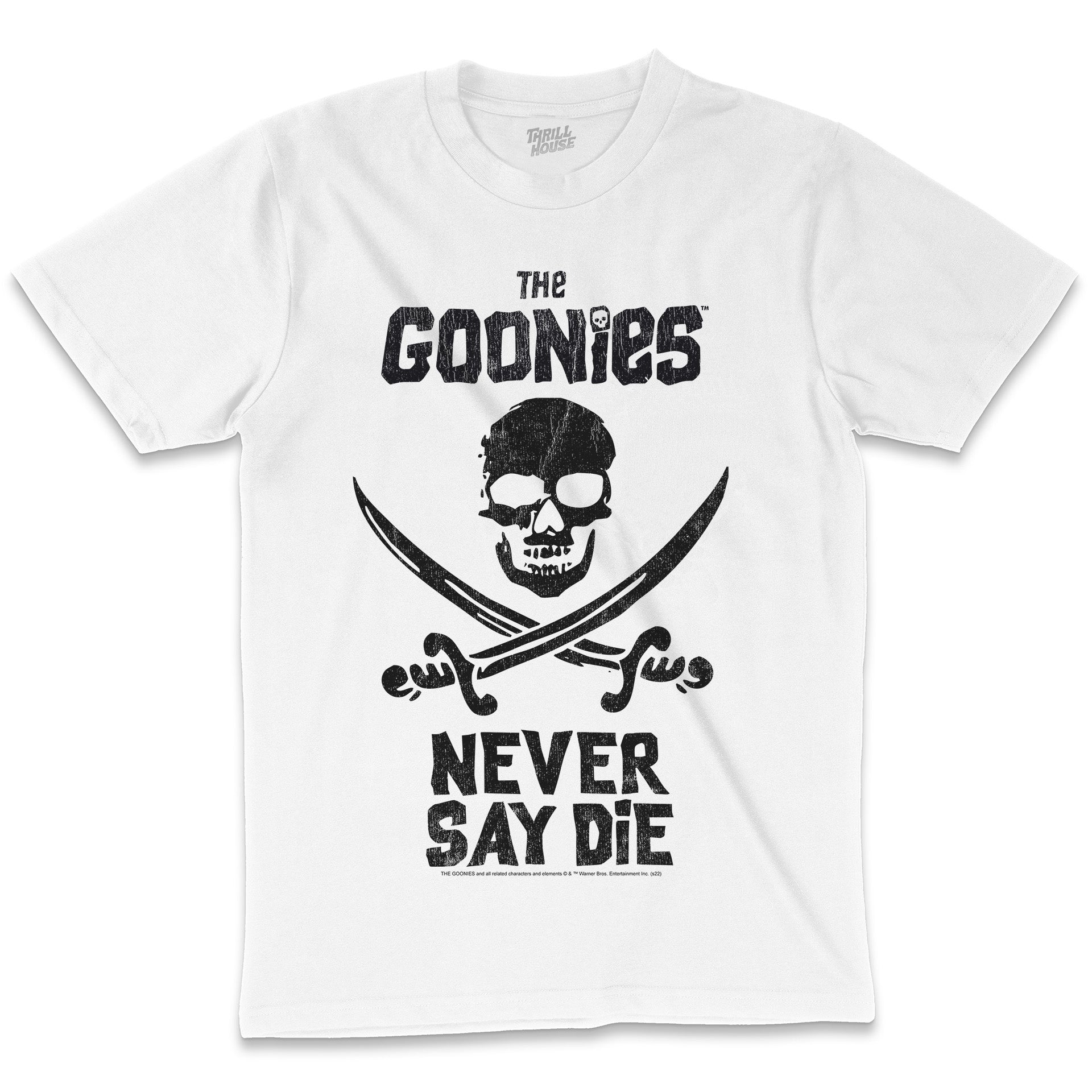 The Goonies Astoria Oregon Iconic Classic 80s Retro Vintage Adventure Comedy movie Officially Licensed Cotton T-Shirt