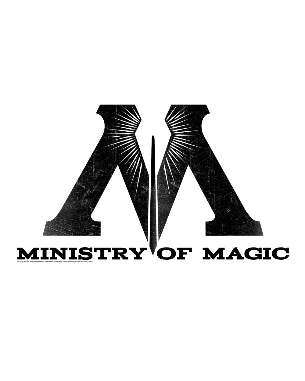 Harry Potter Ministry of Magic Logo Hogwarts Witchcraft Wizardry School Officially Licensed Cotton T-Shirt