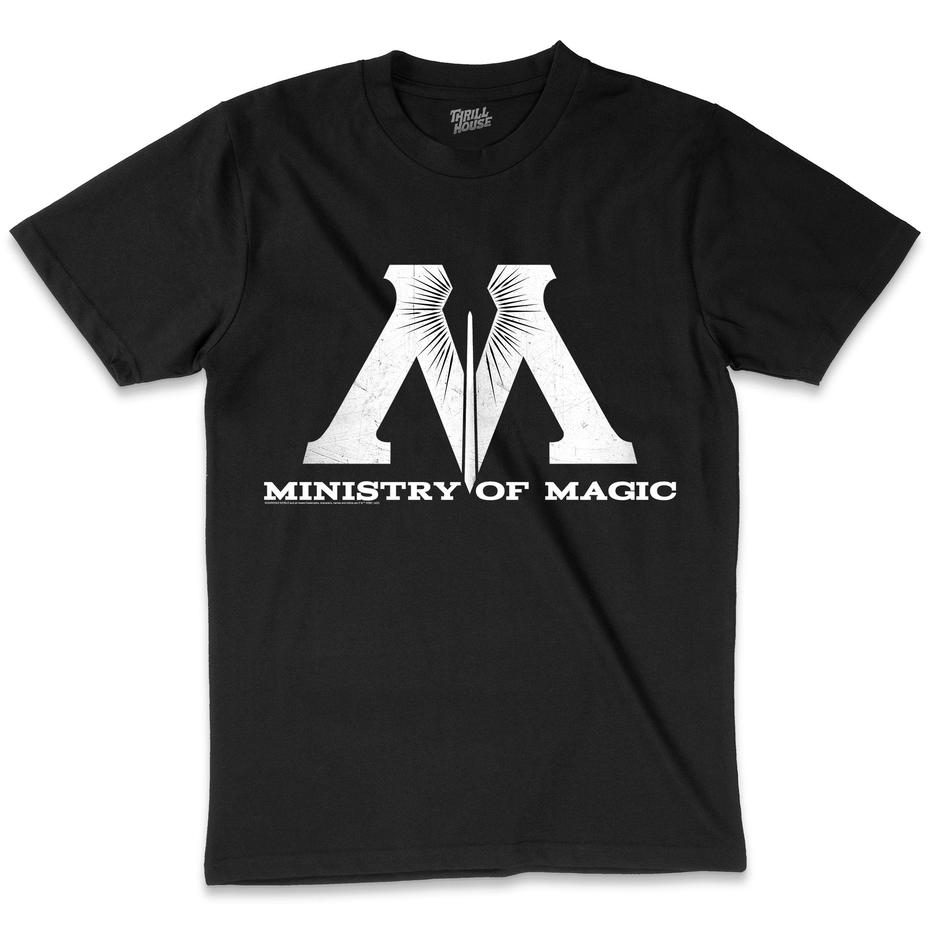 Harry Potter Ministry of Magic Logo Hogwarts Witchcraft Wizardry School Officially Licensed Cotton T-Shirt