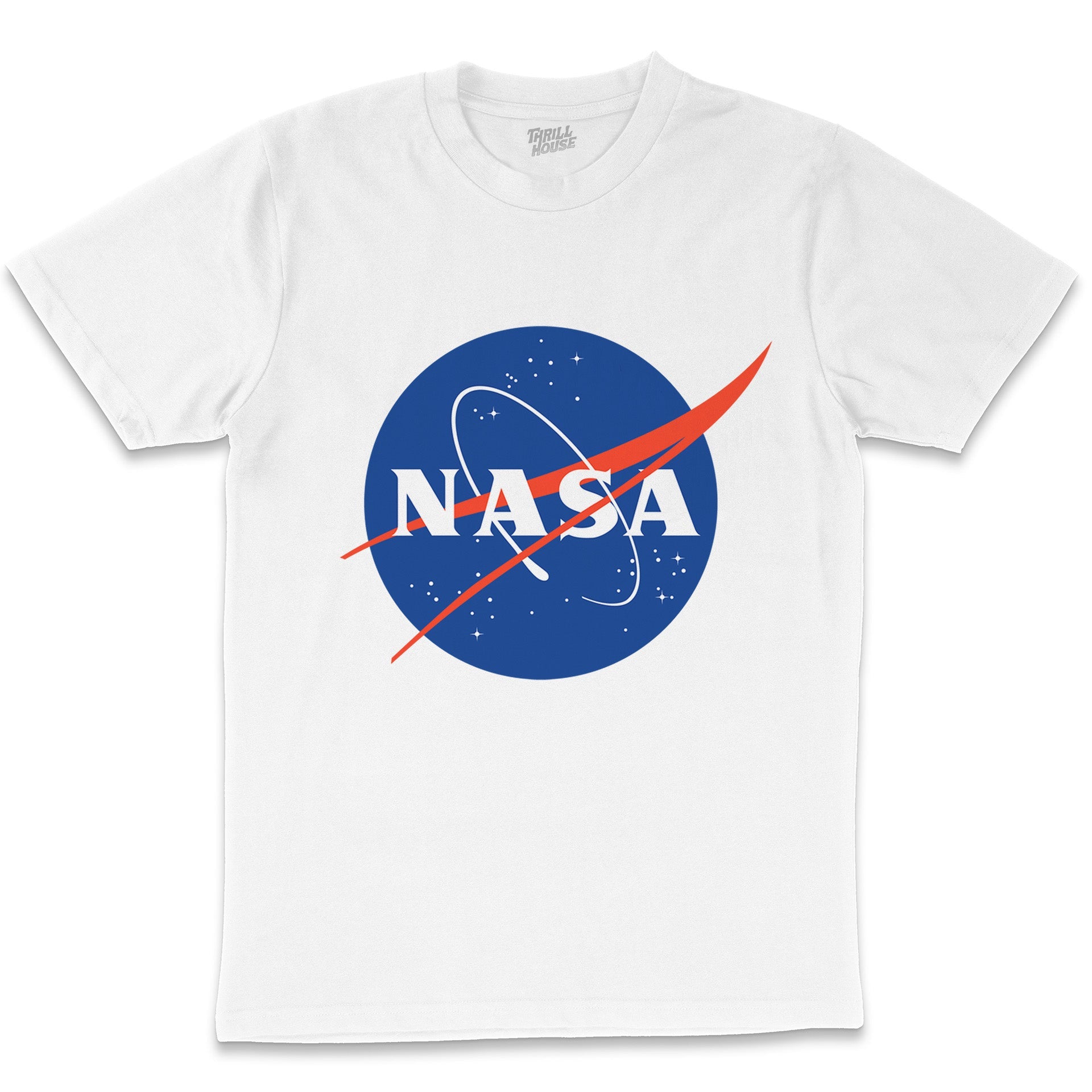 NASA Meatball Logo USA Space Exploration Program Planets Solar System Geek Nerd Stripes Licensed T-Shirt