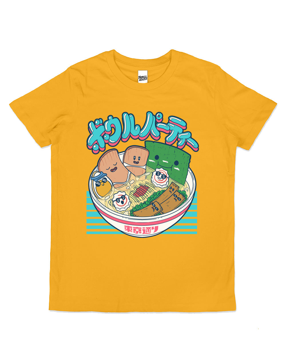 Ramen Bowl Party Food Cute Japanese Kawaii Cool Cotton Novelty T-Shirt