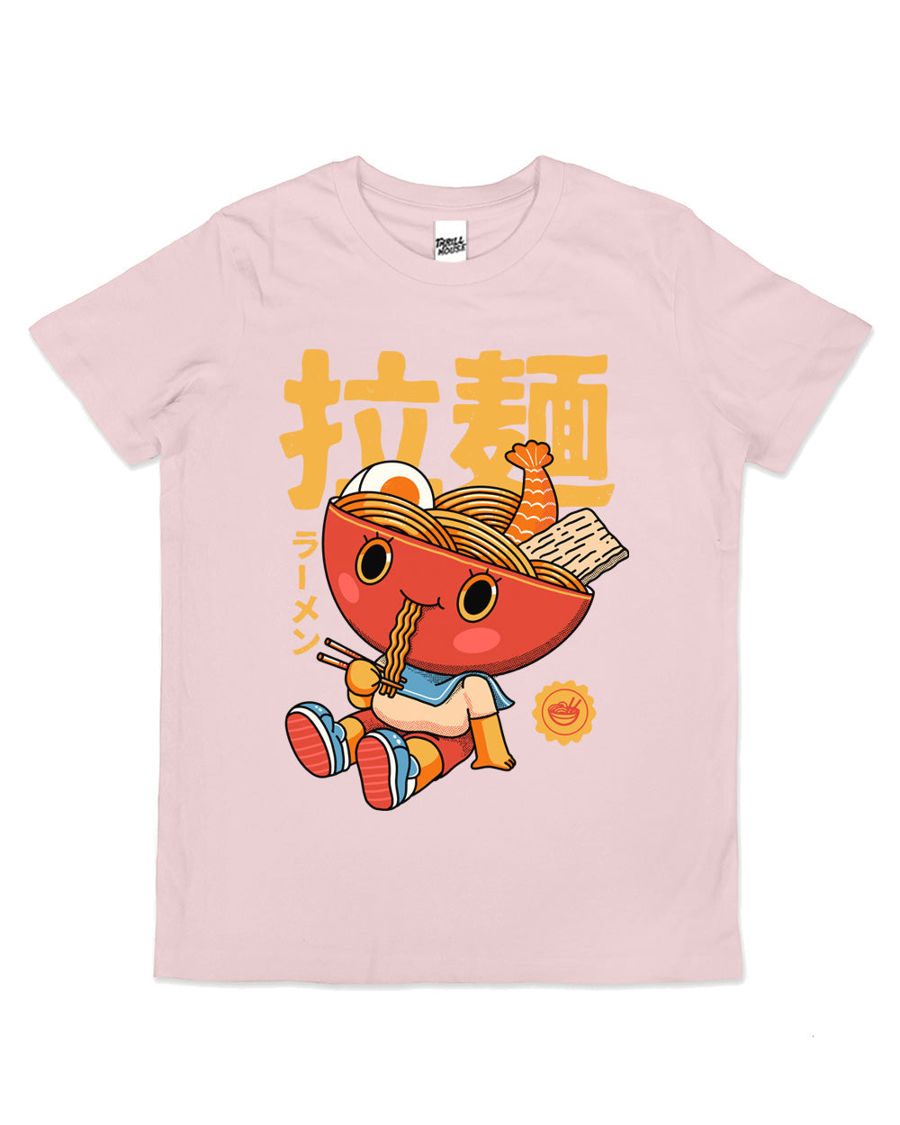 Ramen Boy Kids Noodles Japanese Foodie Funny Cute Cool Cotton Novelty T-Shirt