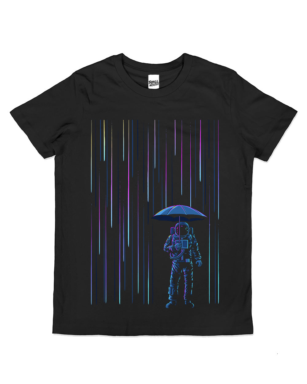 Starfall Kids Astronaut Rain Stars Astronomy Galaxy Space Cool Cotton Novelty T-Shirt