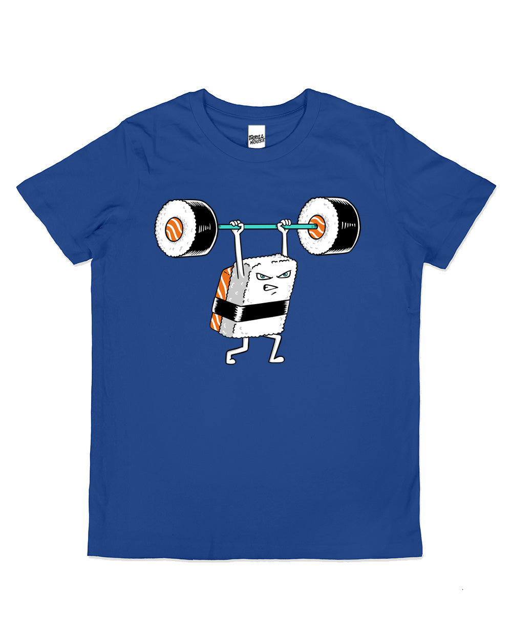 Sushi Gym Kids Japanese Foodie Weights Funny Cute Cool Cotton Novelty T-Shirt